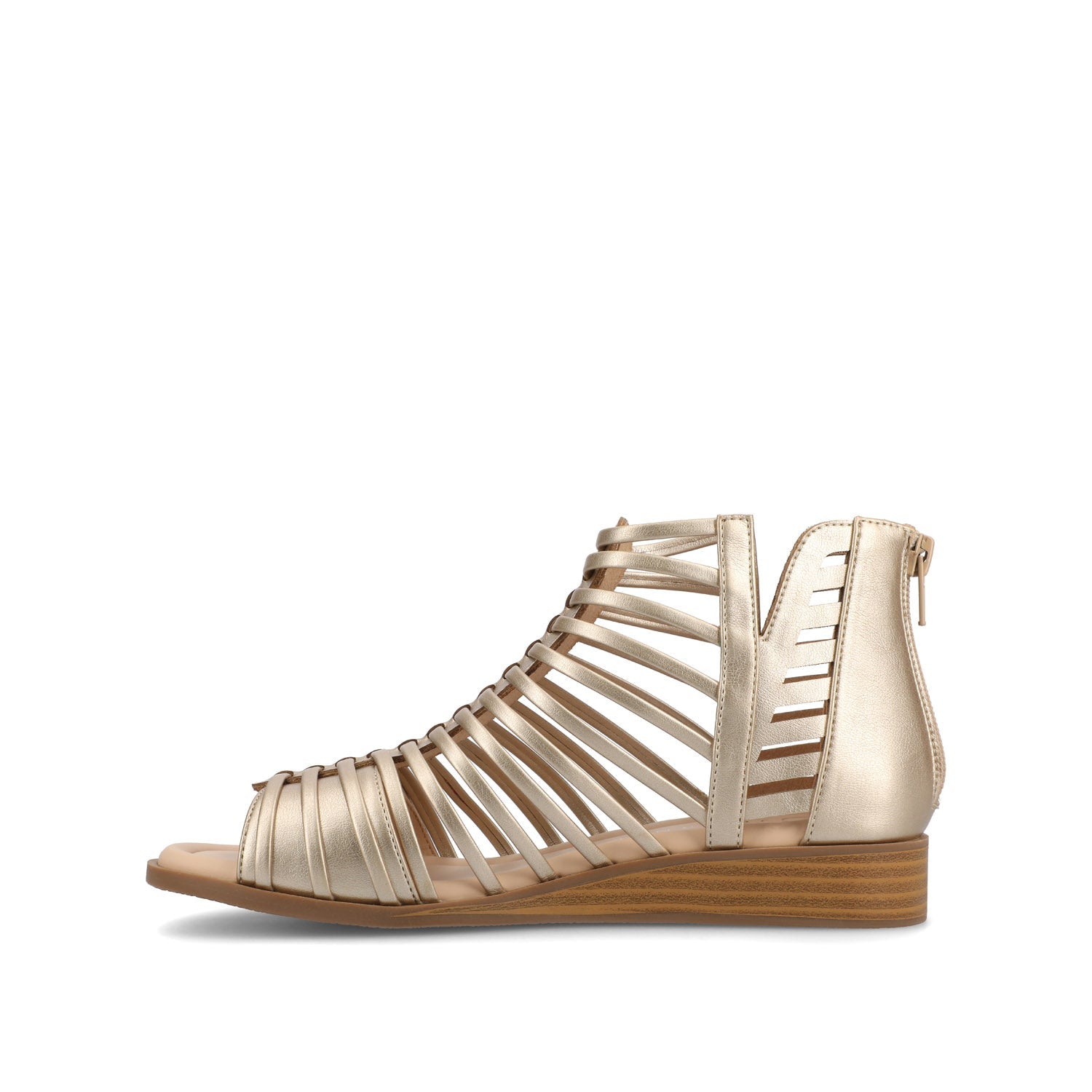 DELILAH GLADIATOR SANDALS IN STATEMENT - Champagne