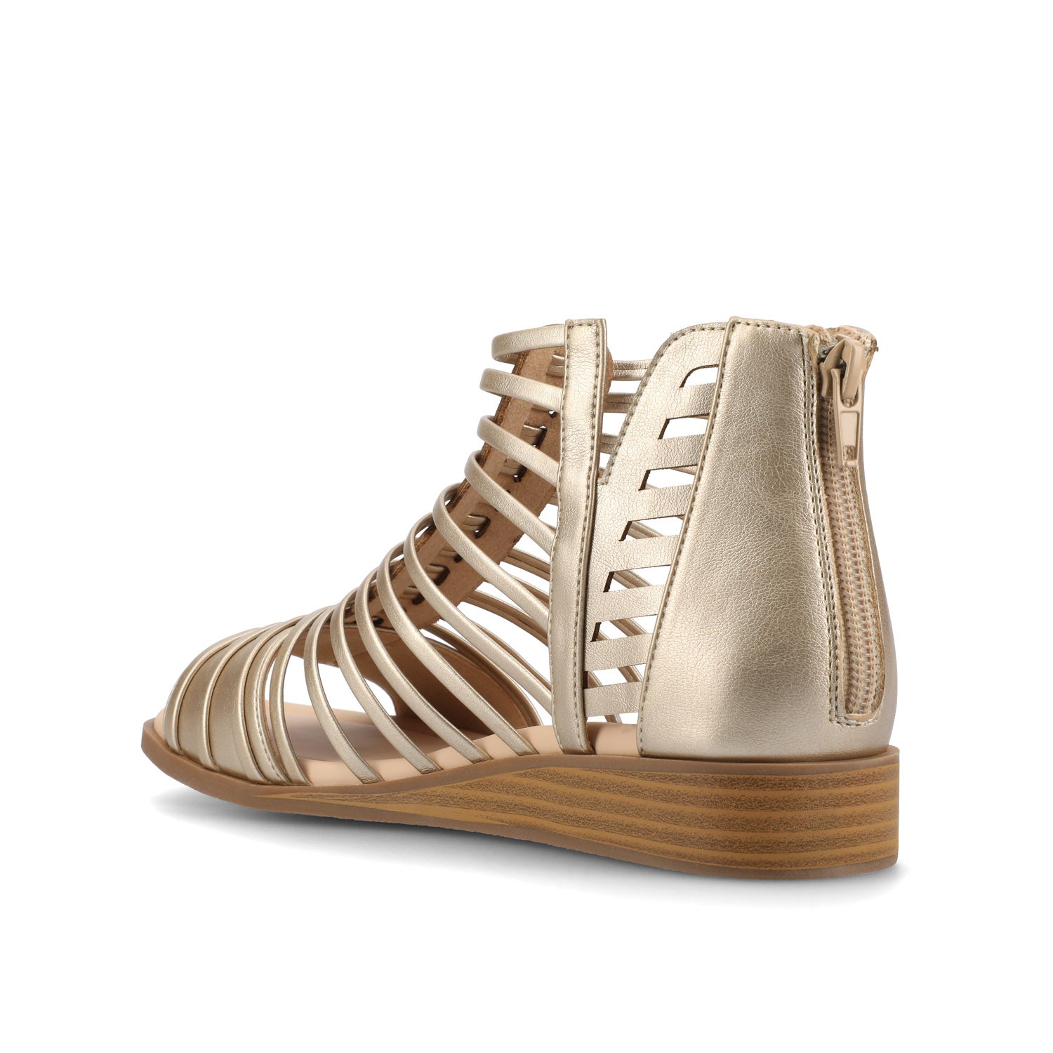 DELILAH GLADIATOR SANDALS IN STATEMENT - Champagne