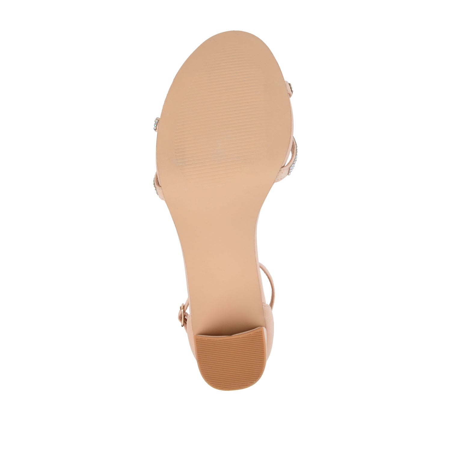 DENALI STRAPPY HEELS IN VEGAN LEATHER - Nude PU