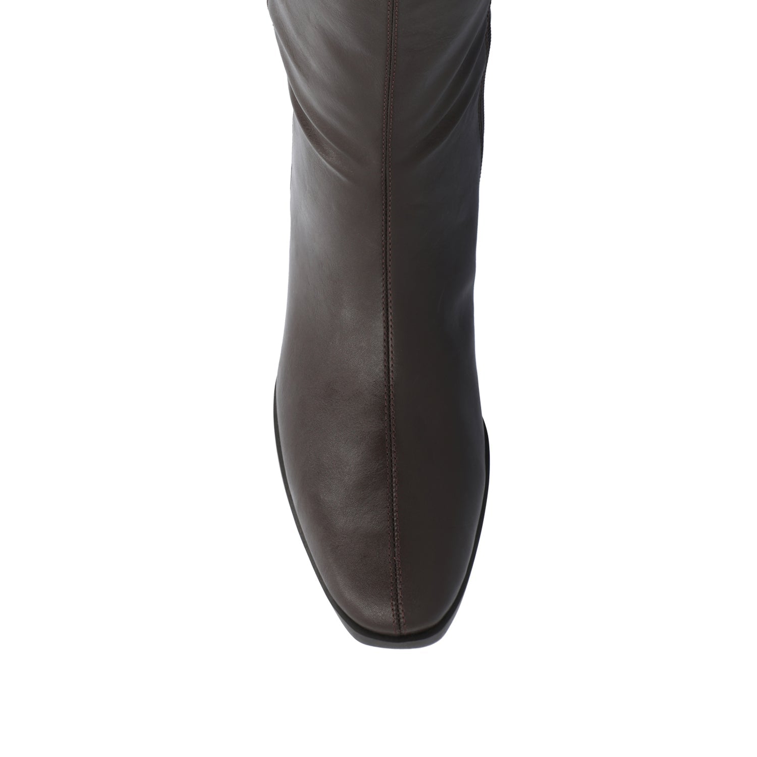 DEVRI KNEE HIGH BOOTS IN WIDE CALF - Brown