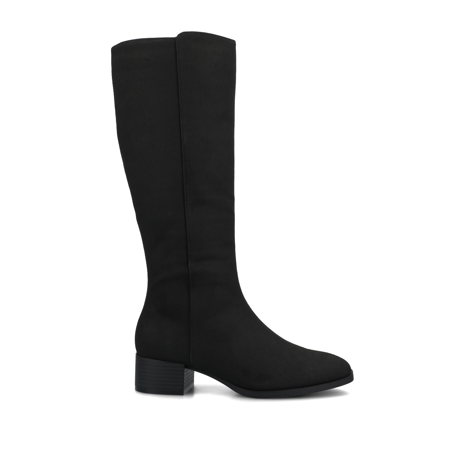 DEVRI KNEE HIGH BOOTS IN EXTRA WIDE CALF - Black