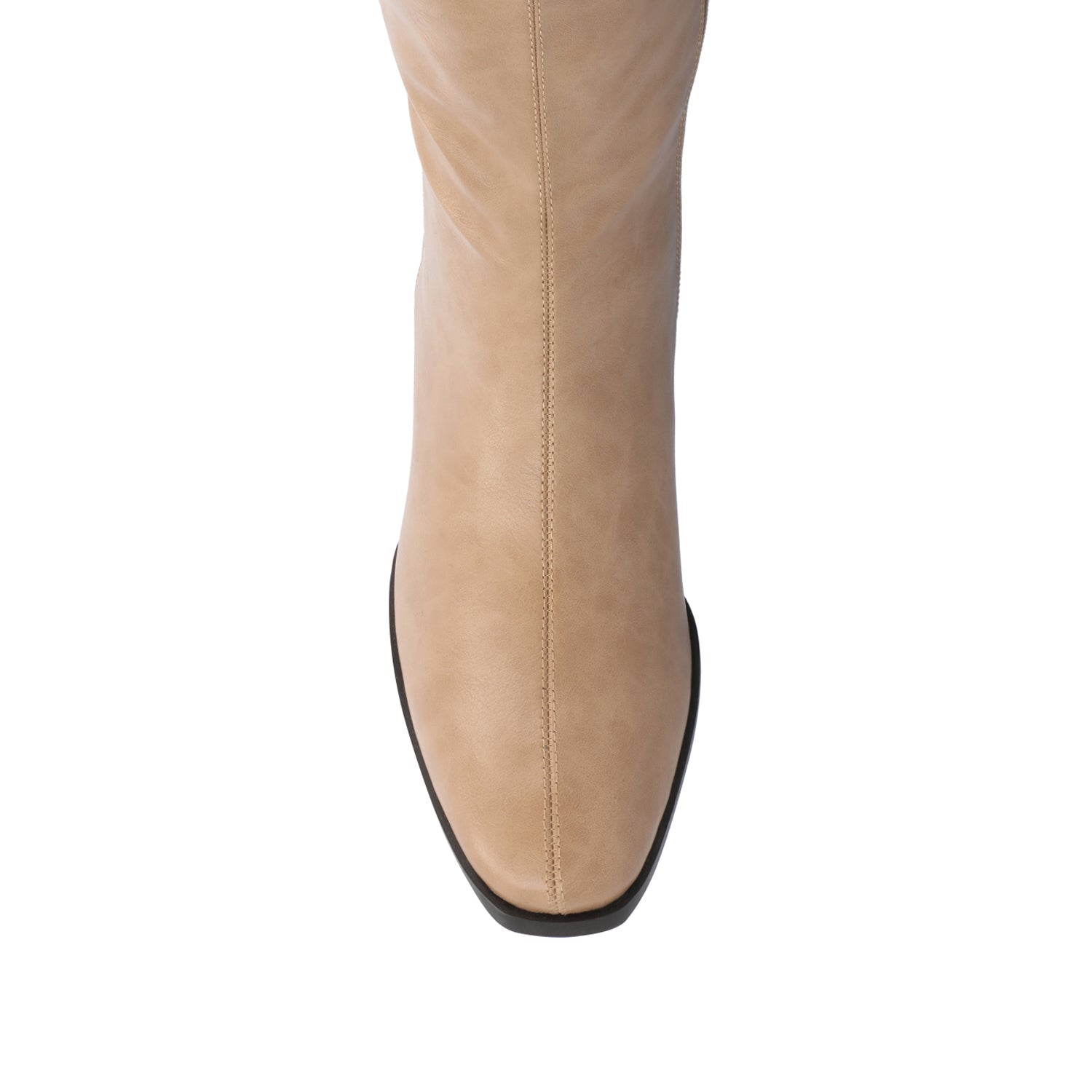 DEVRI KNEE HIGH BOOTS IN EXTRA WIDE CALF - Tan