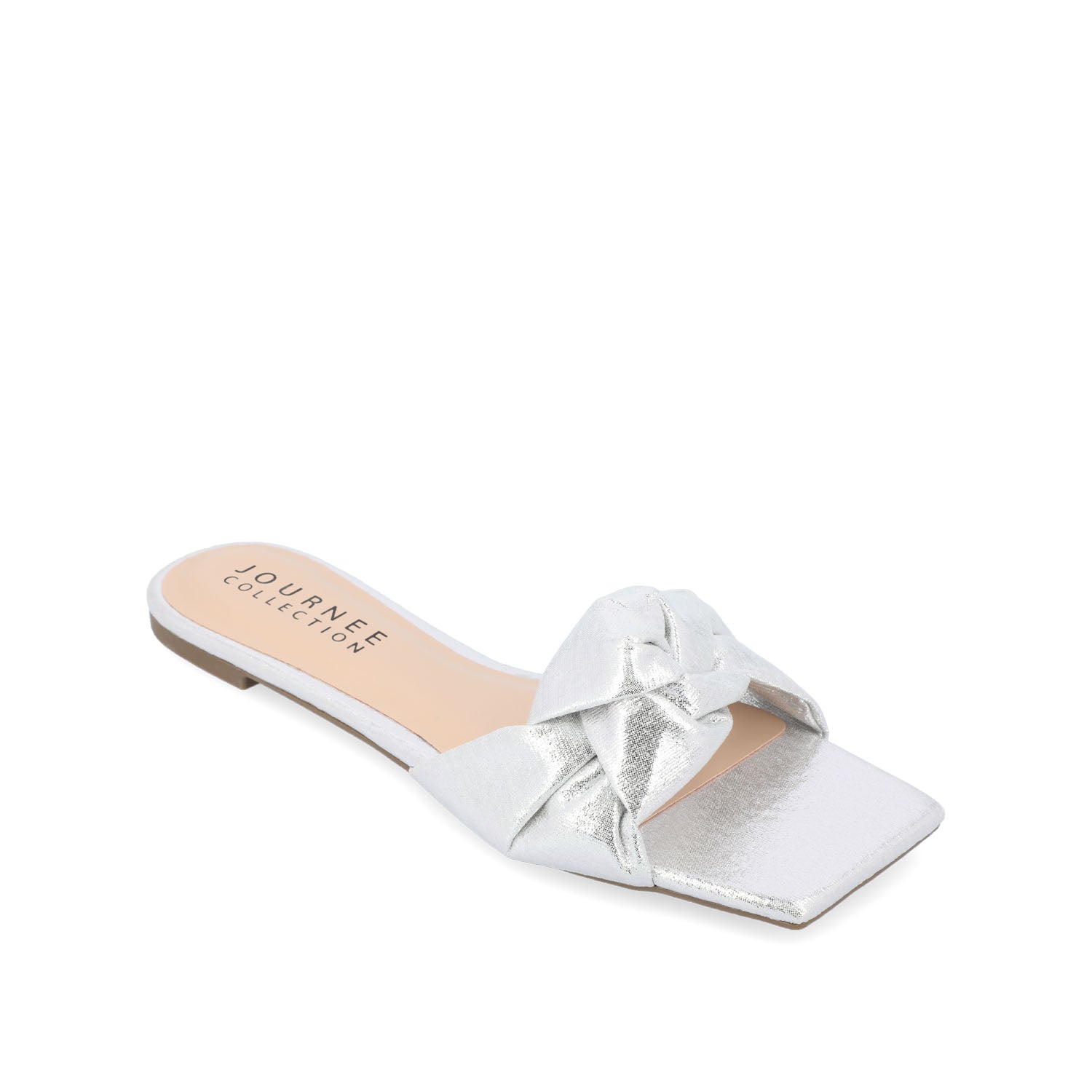 DIANAH SLIDE SANDALS IN VEGAN LEATHER