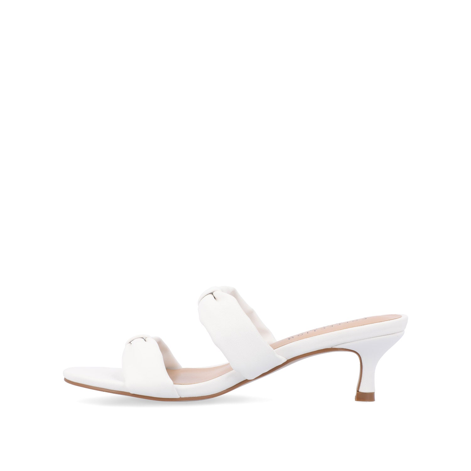 DYLLAN KITTEN HEELS IN VEGAN LEATHER - White