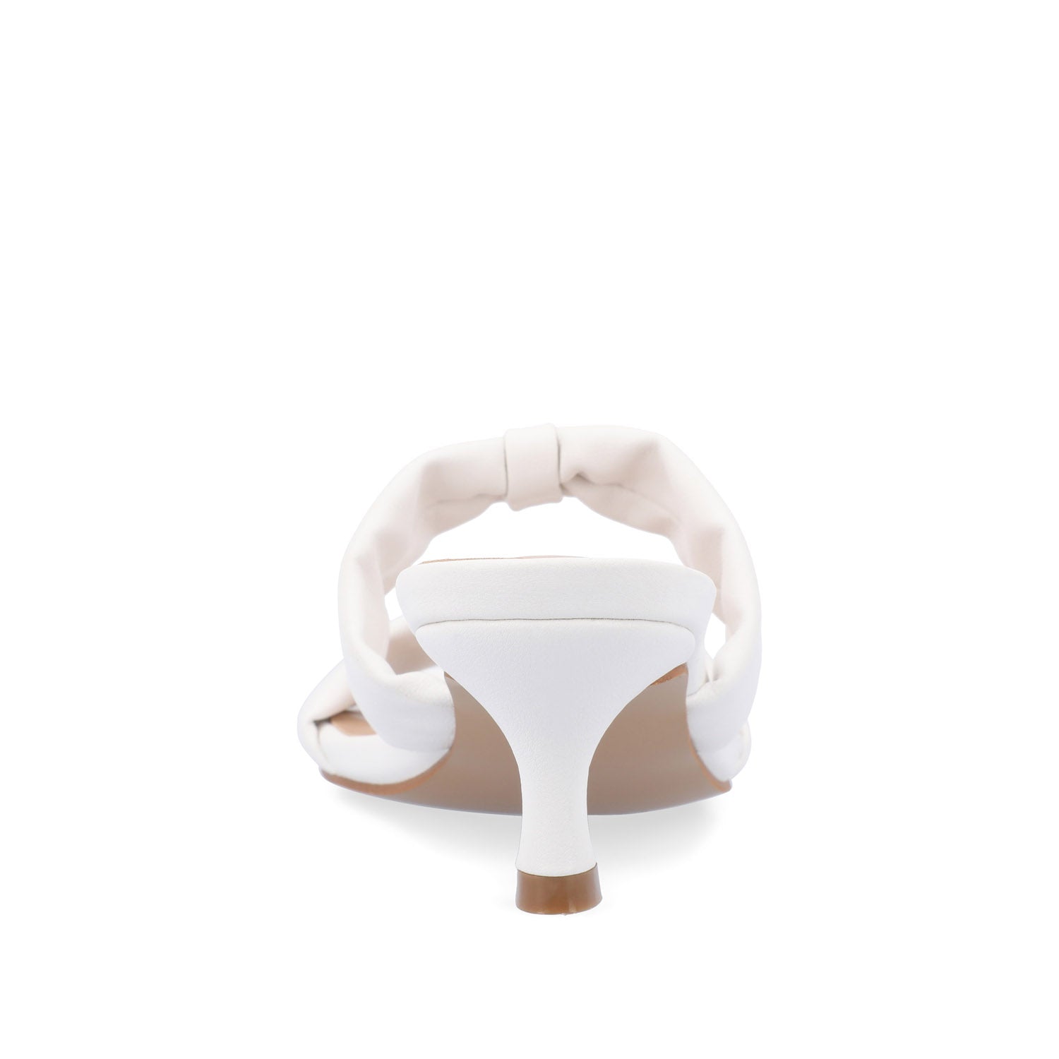 DYLLAN KITTEN HEELS IN VEGAN LEATHER - White