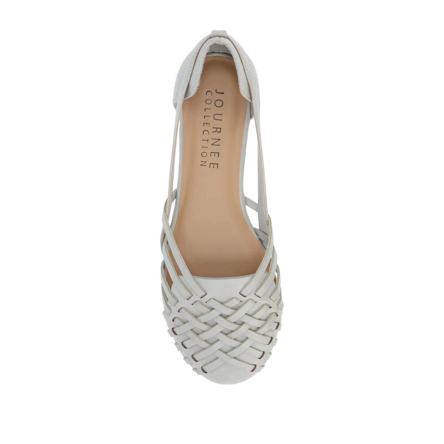 EKKO WOVEN FLATS IN VEGAN LEATHER