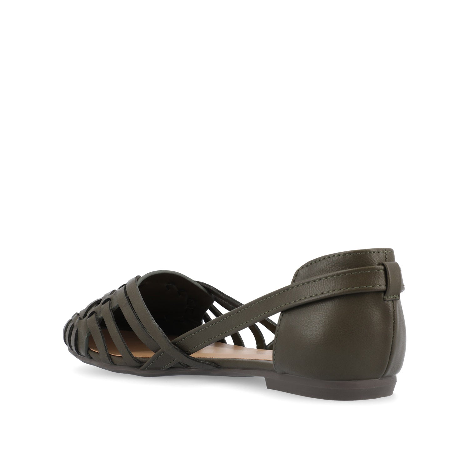 EKKO WOVEN FLATS IN VEGAN LEATHER
