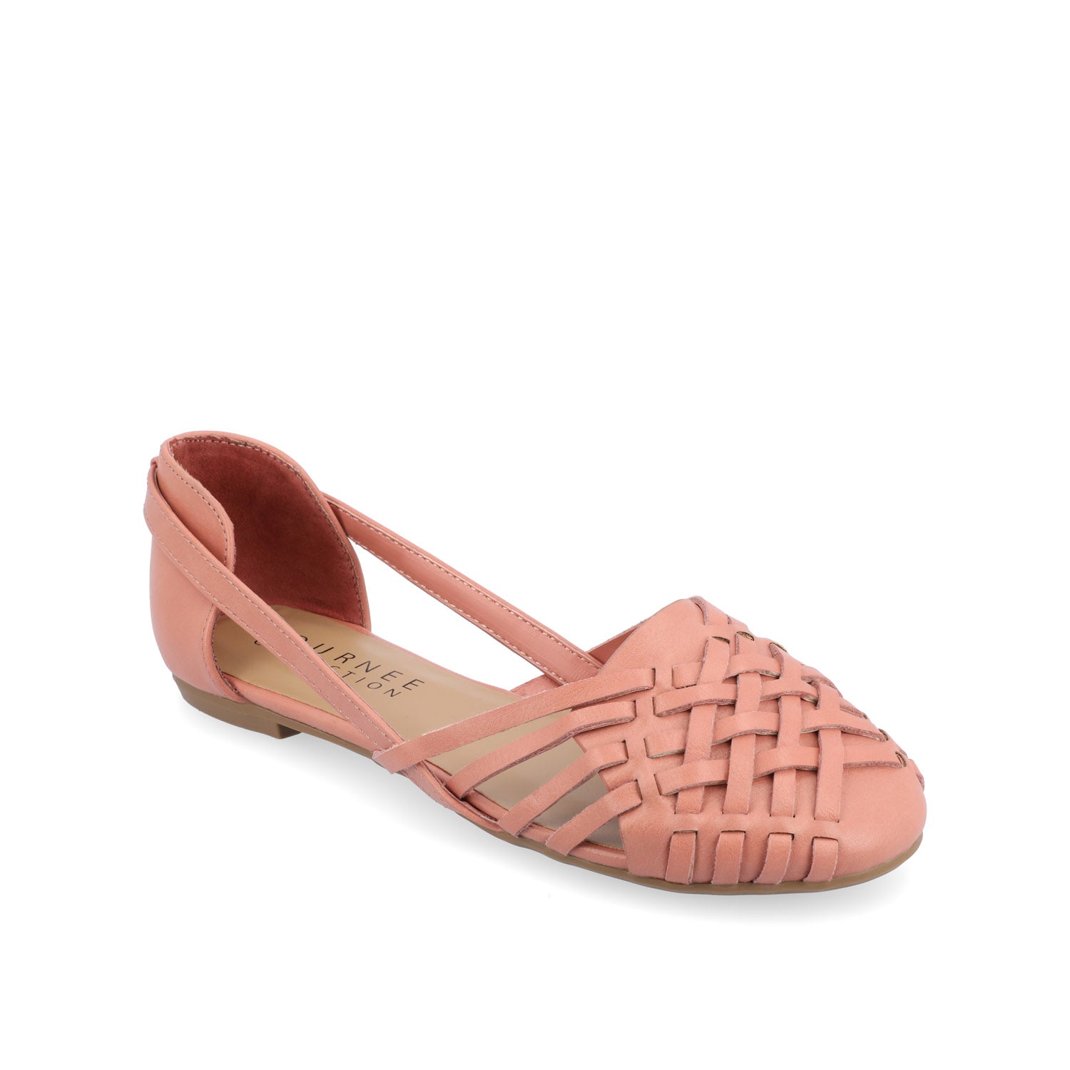 EKKO WOVEN FLATS IN VEGAN LEATHER
