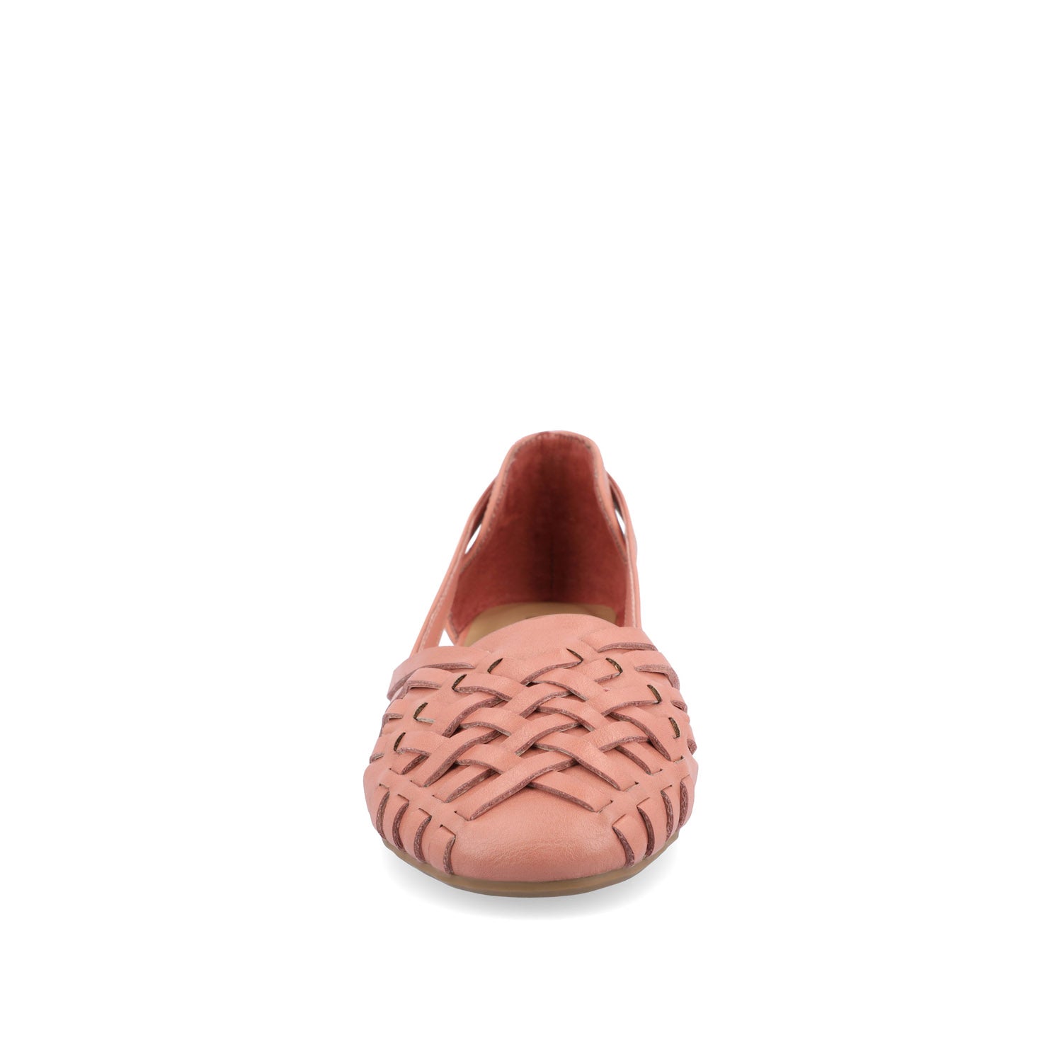 EKKO WOVEN FLATS IN VEGAN LEATHER