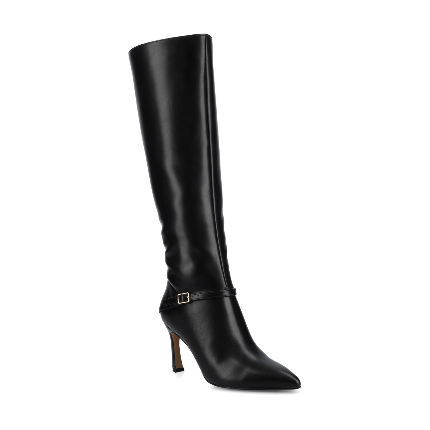 ELARA KNEE HIGH DRESS BOOTS-Black