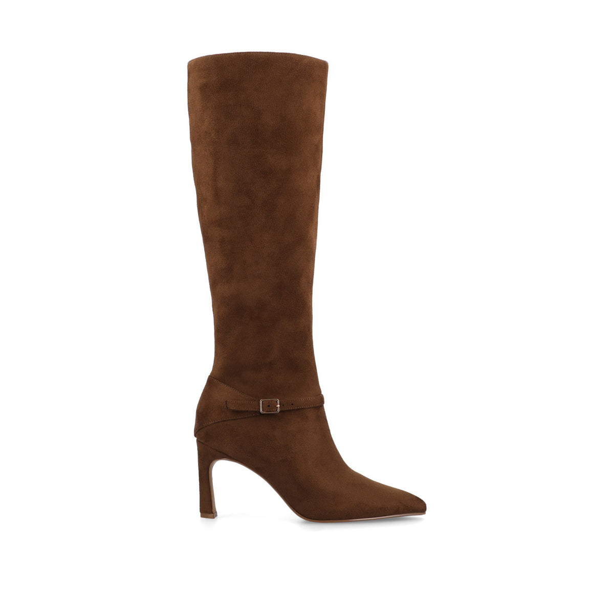 brown dress knee high boots Journee Women's Elara Medium/Wide Width (Tan) SIZE:1XL if you dare) collection-shirt-dresses Tigerlily Tigerlily blue maxi