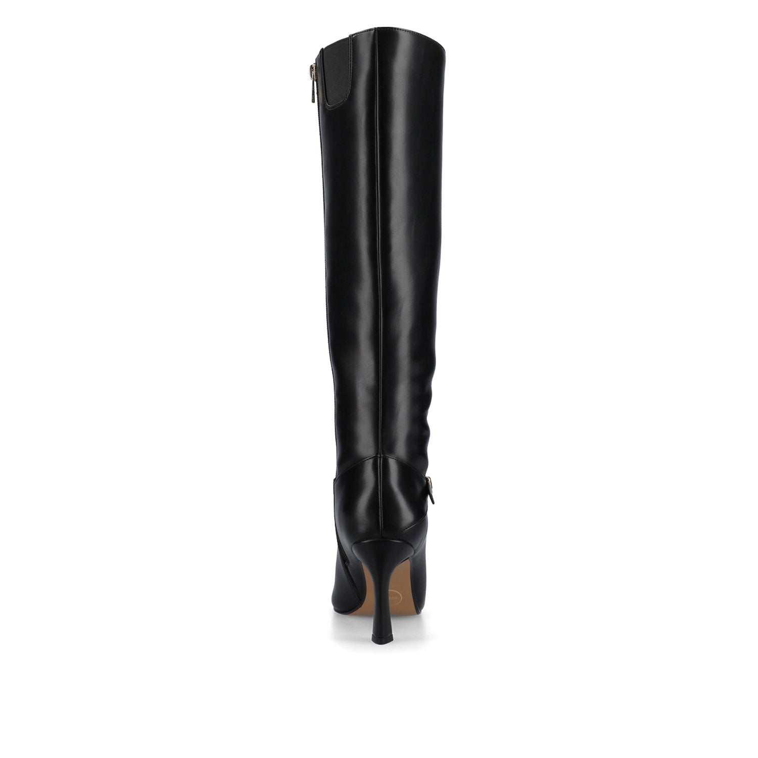 ELARA KNEE HIGH DRESS BOOT IN WIDE-Black