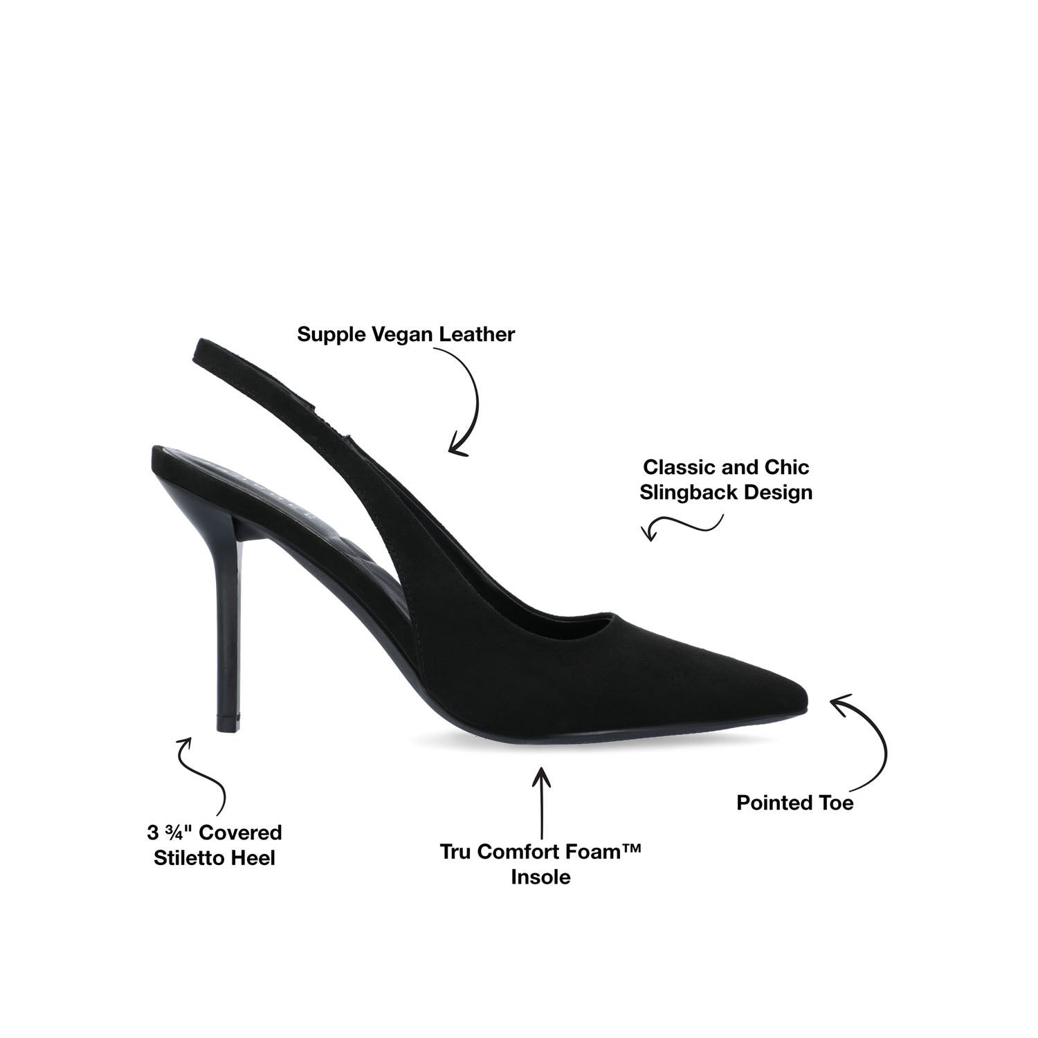 ELENNEY SLINGBACK STILETTO HEELS