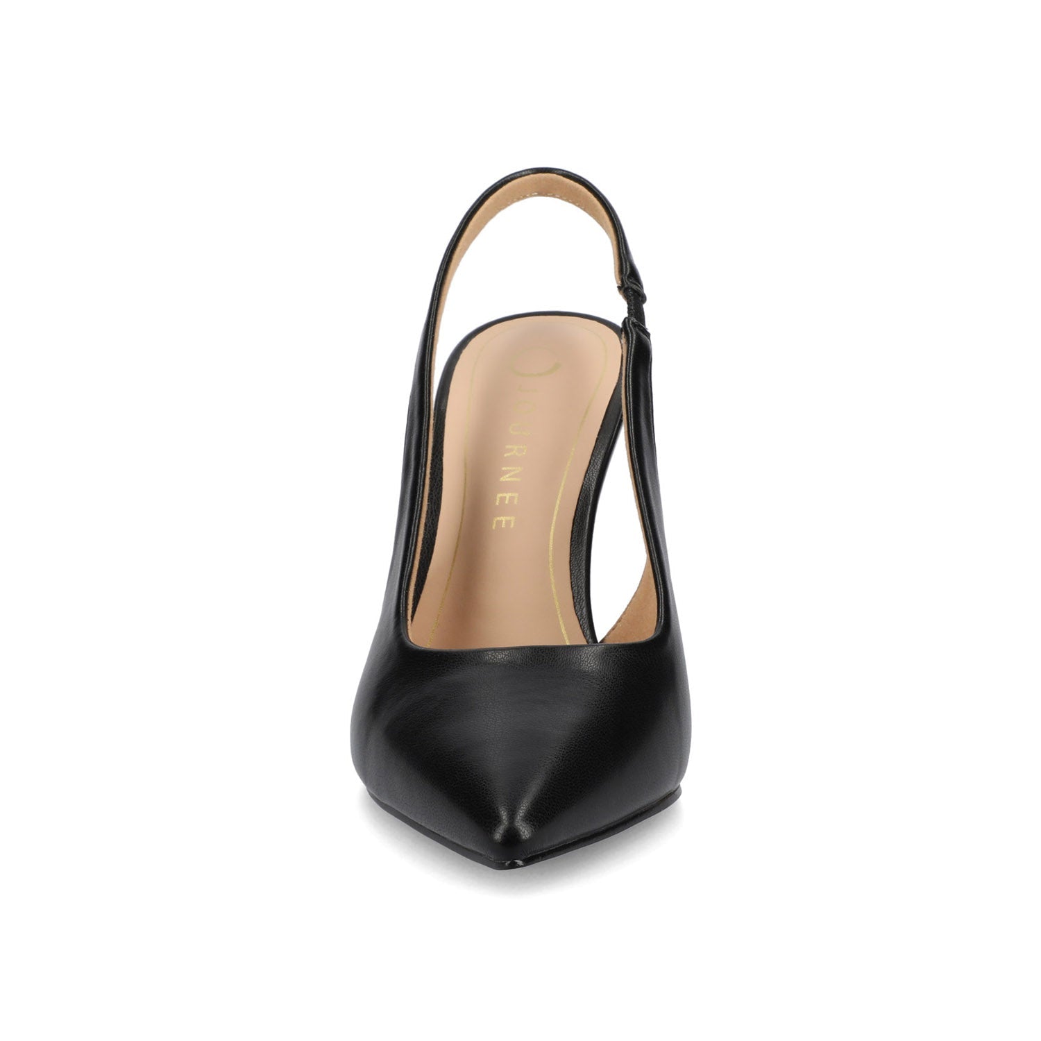 ELENNEY SLINGBACK STILETTO HEELS - Black PU