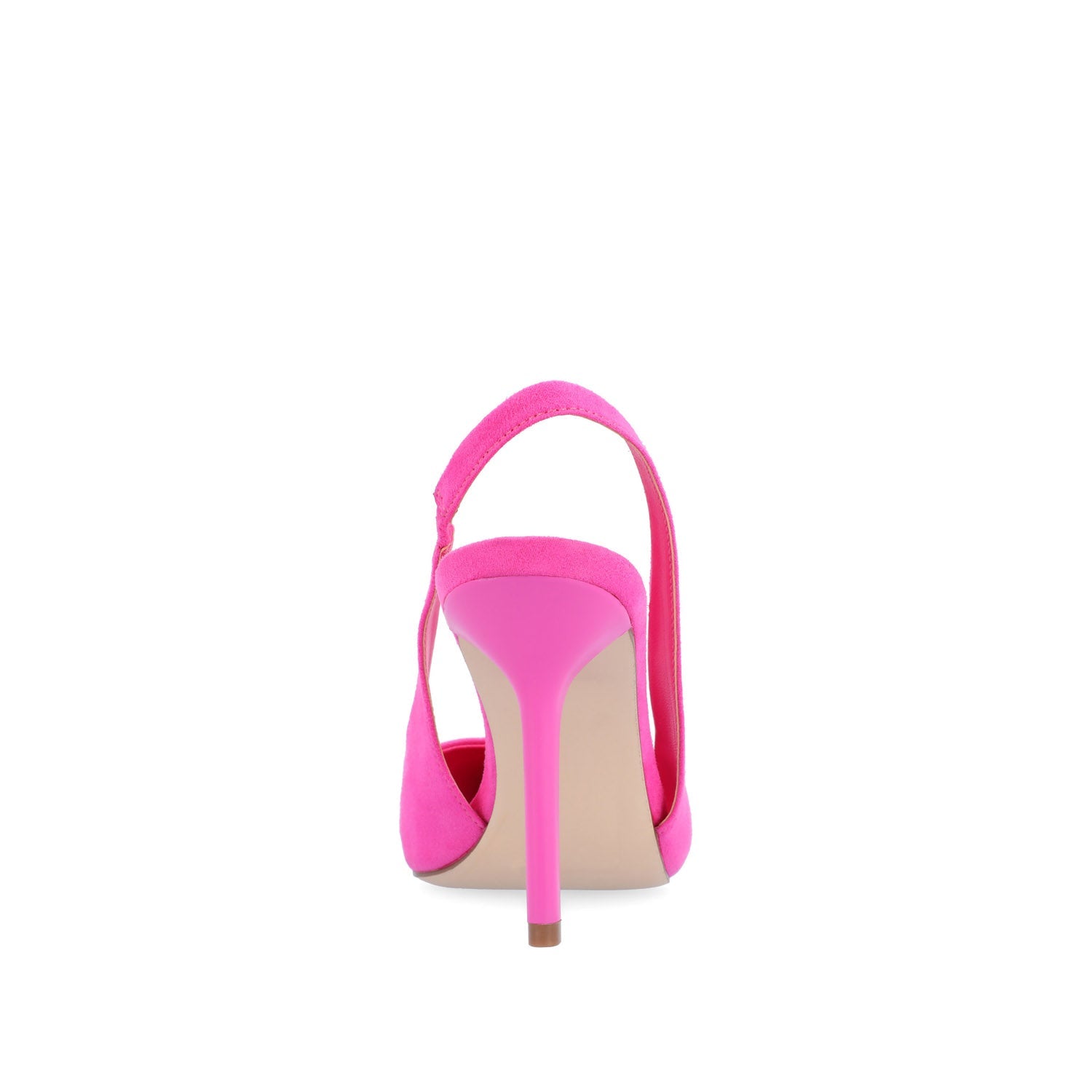 ELENNEY STILETTO HEELS IN WIDE - Fuchsia Faux Suede