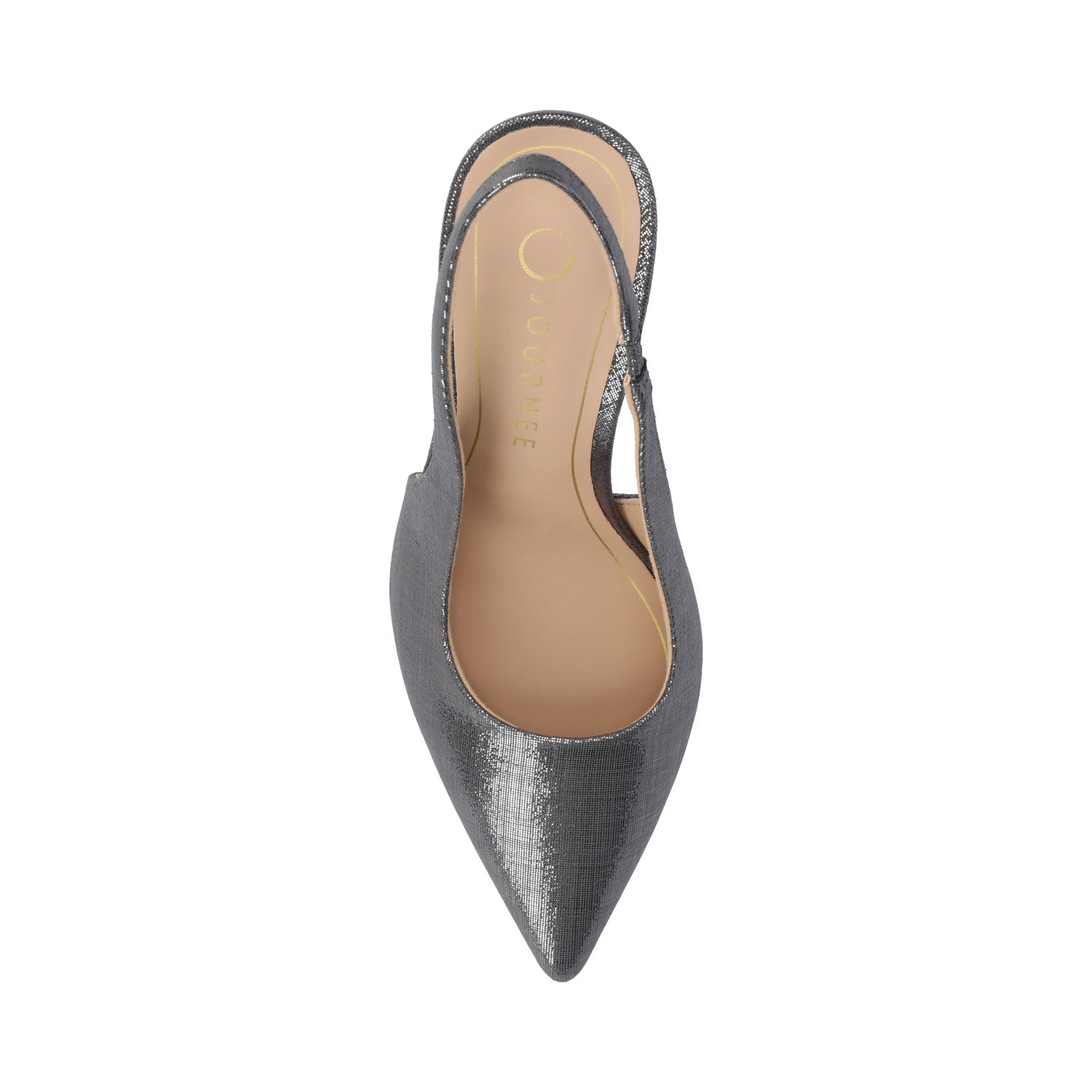 ELENNEY SLINGBACK STILETTO HEELS IN STATEMENT IN WIDE - Pewter