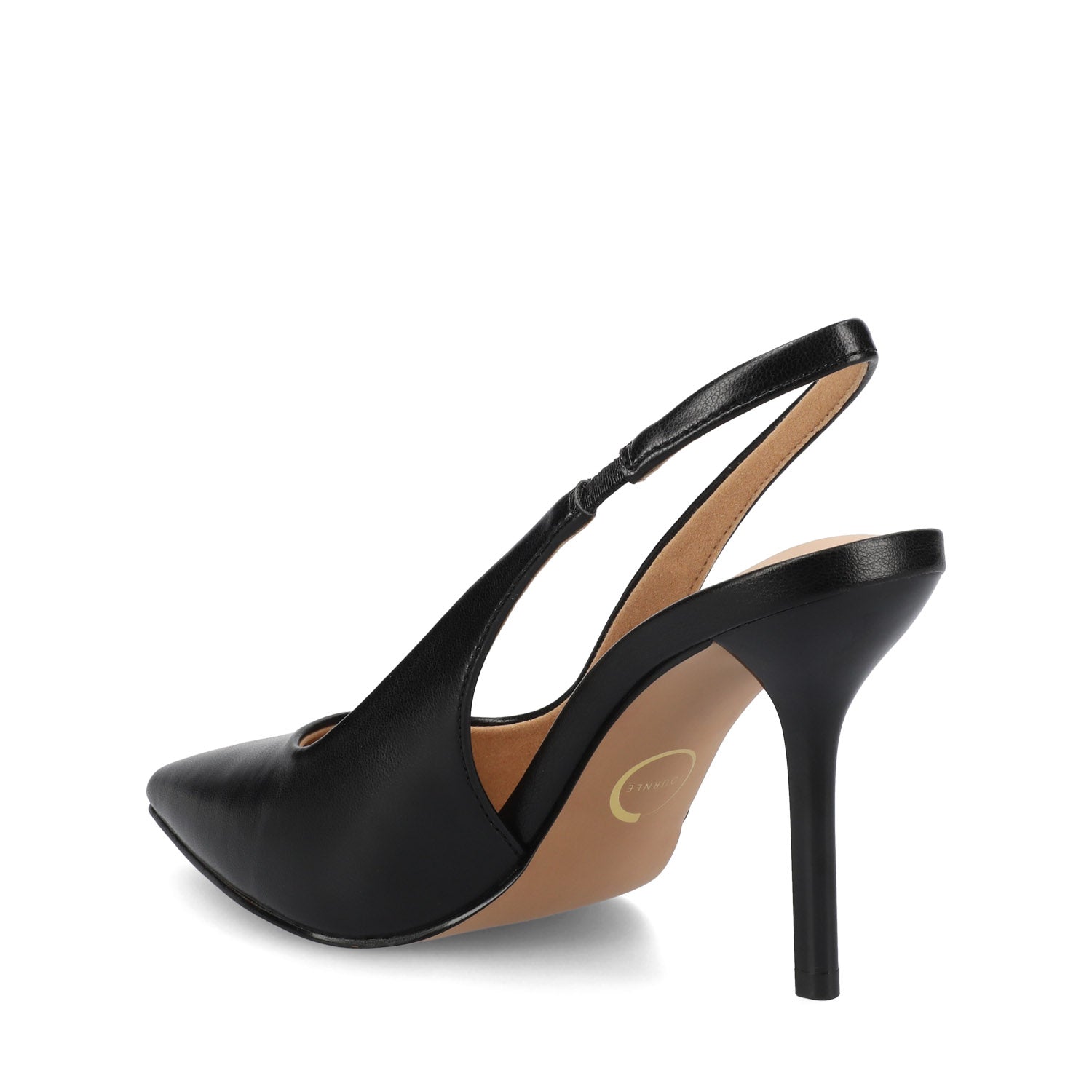 ELENNEY STILETTO HEELS IN WIDE - Black PU