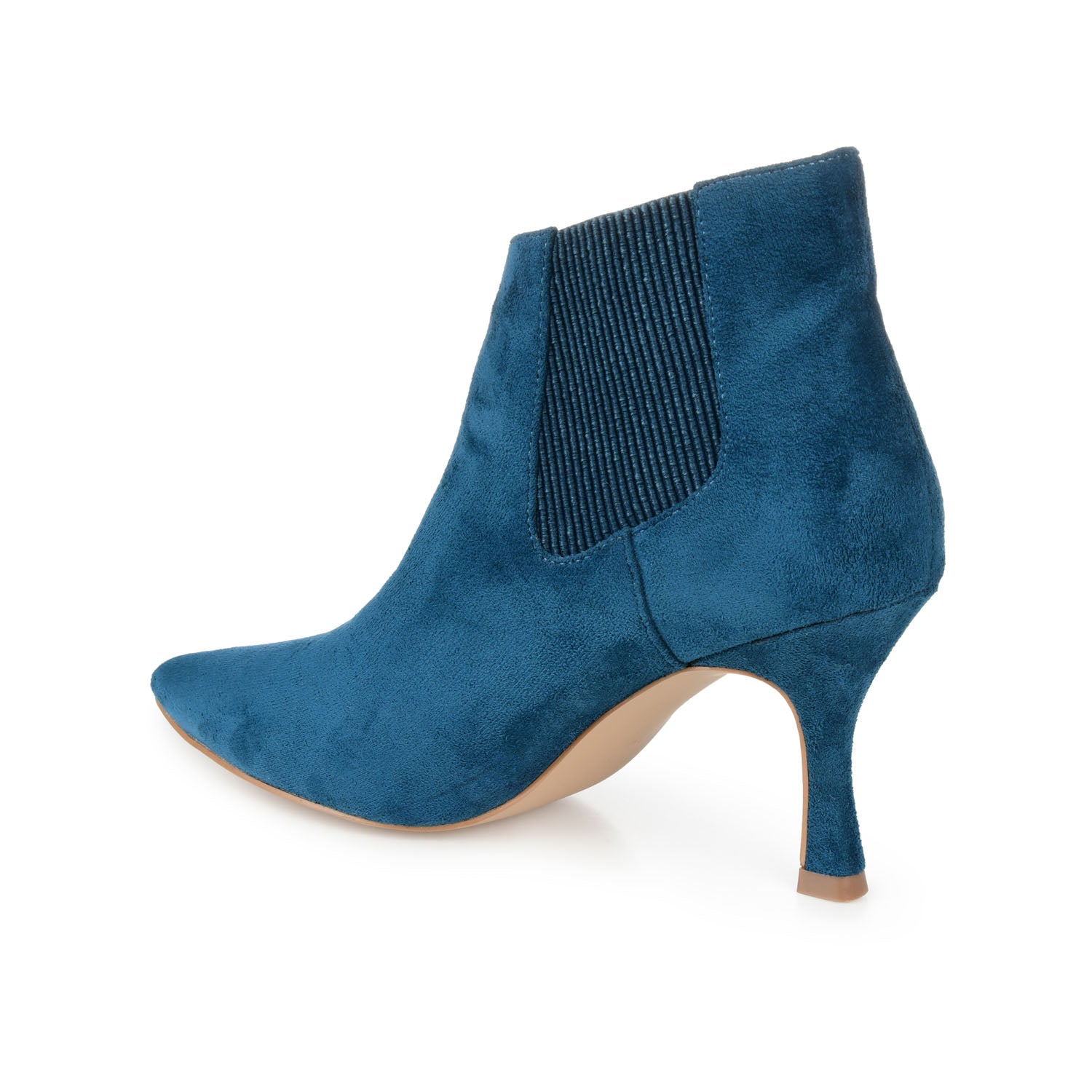 ELITTA CHELSEA BOOTIES IN FAUX SUEDE - Blue