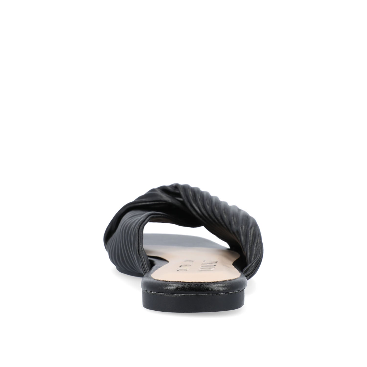 EMALYNN SLIDE SANDALS IN VEGAN LEATHER