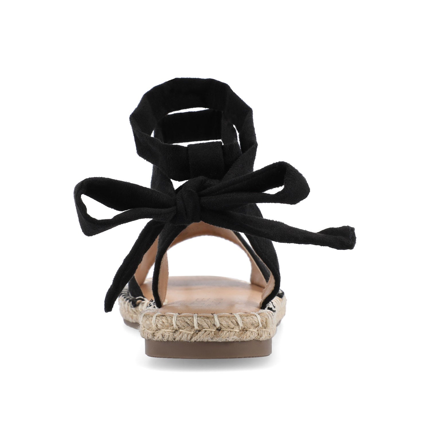 EMELIE ESPADRILLE SANDALS IN WIDE - Black