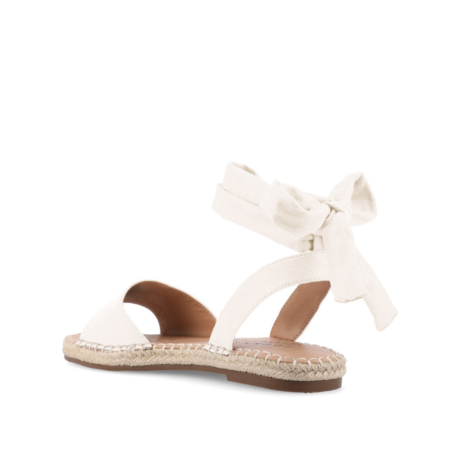EMELIE ESPADRILLE SANDALS IN WIDE - White
