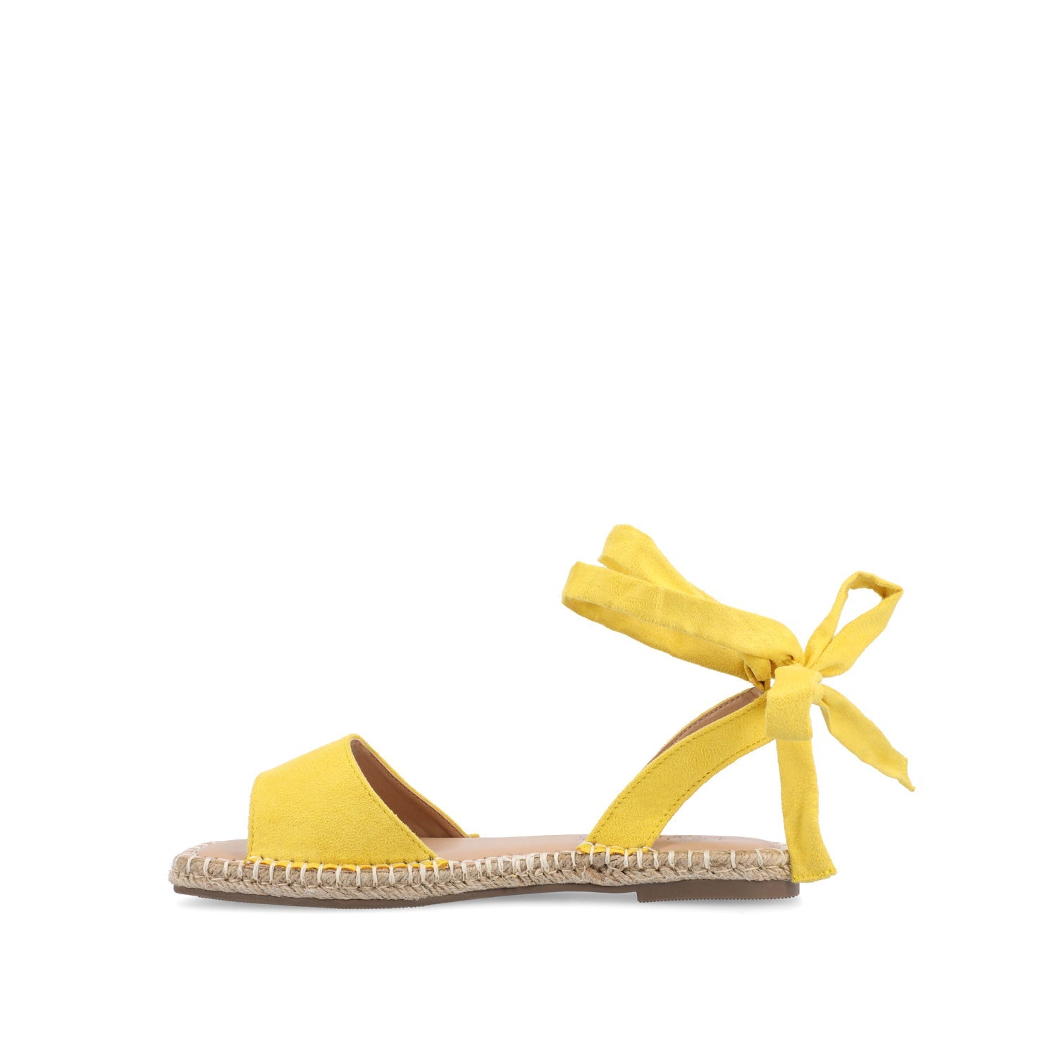 EMELIE MULTI STRAP ESPADRILLE SANDALS - Yellow2 Faux