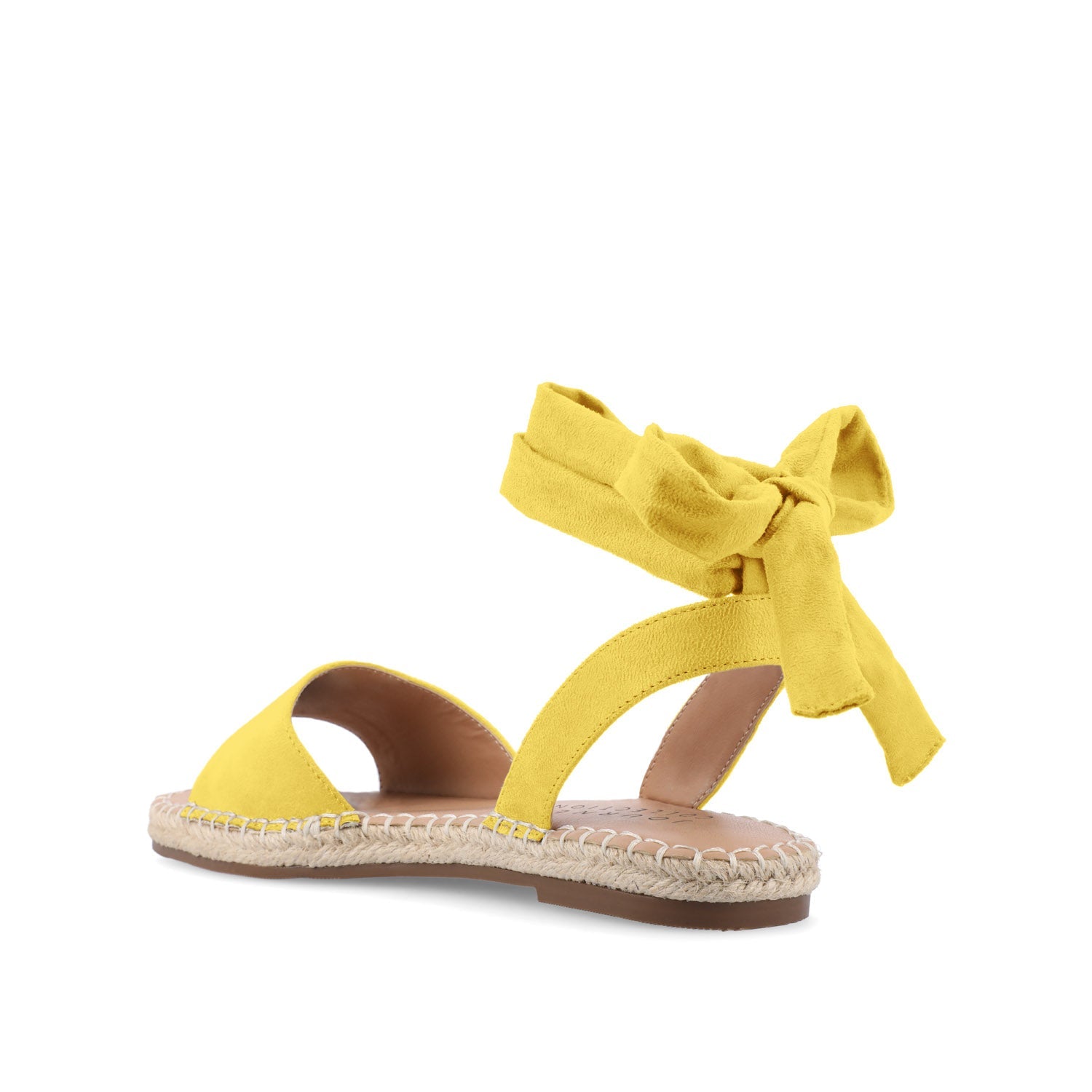 EMELIE MULTI STRAP ESPADRILLE SANDALS - Yellow2 Faux