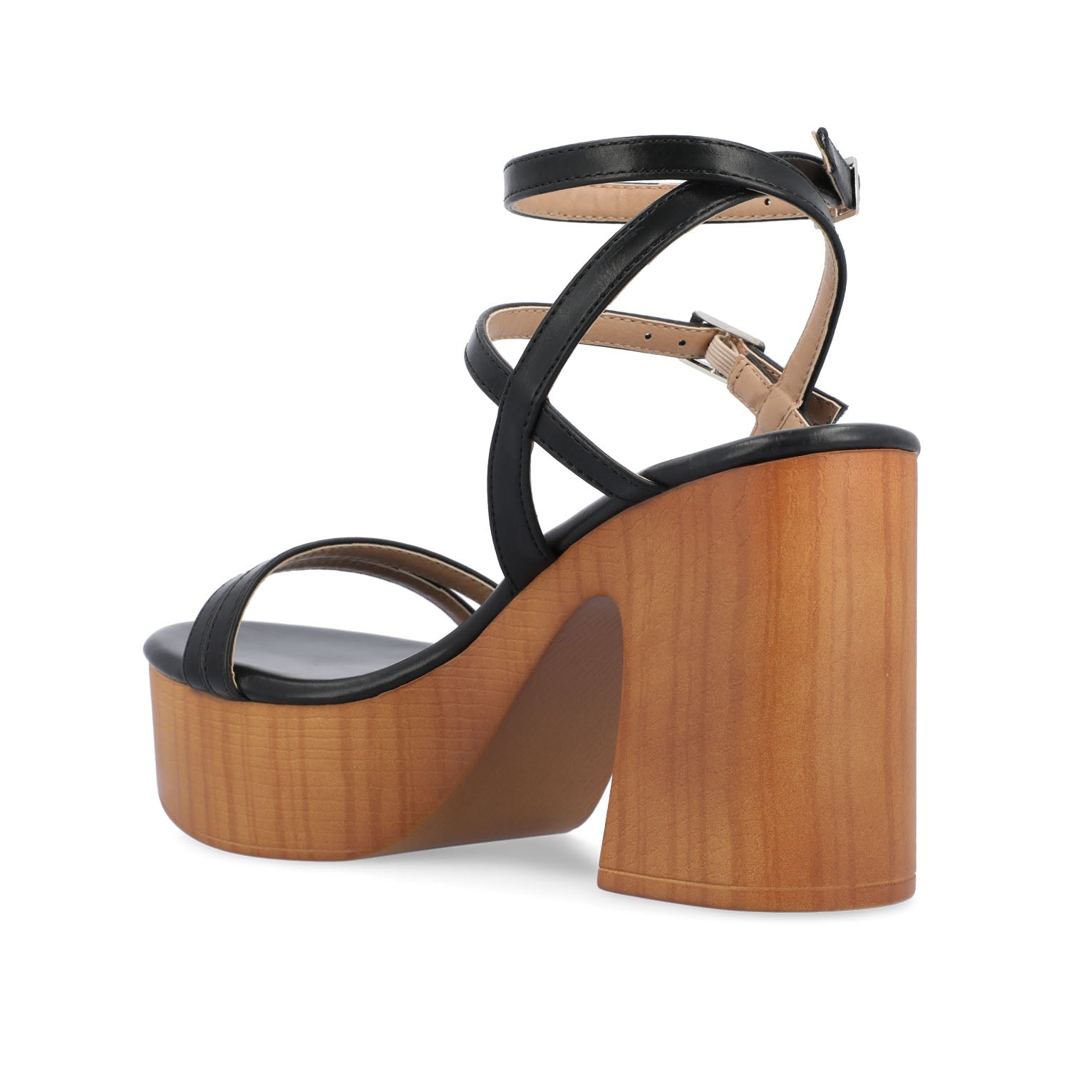 EMERYNN HEELED SANDALS IN VEGAN LEATHER