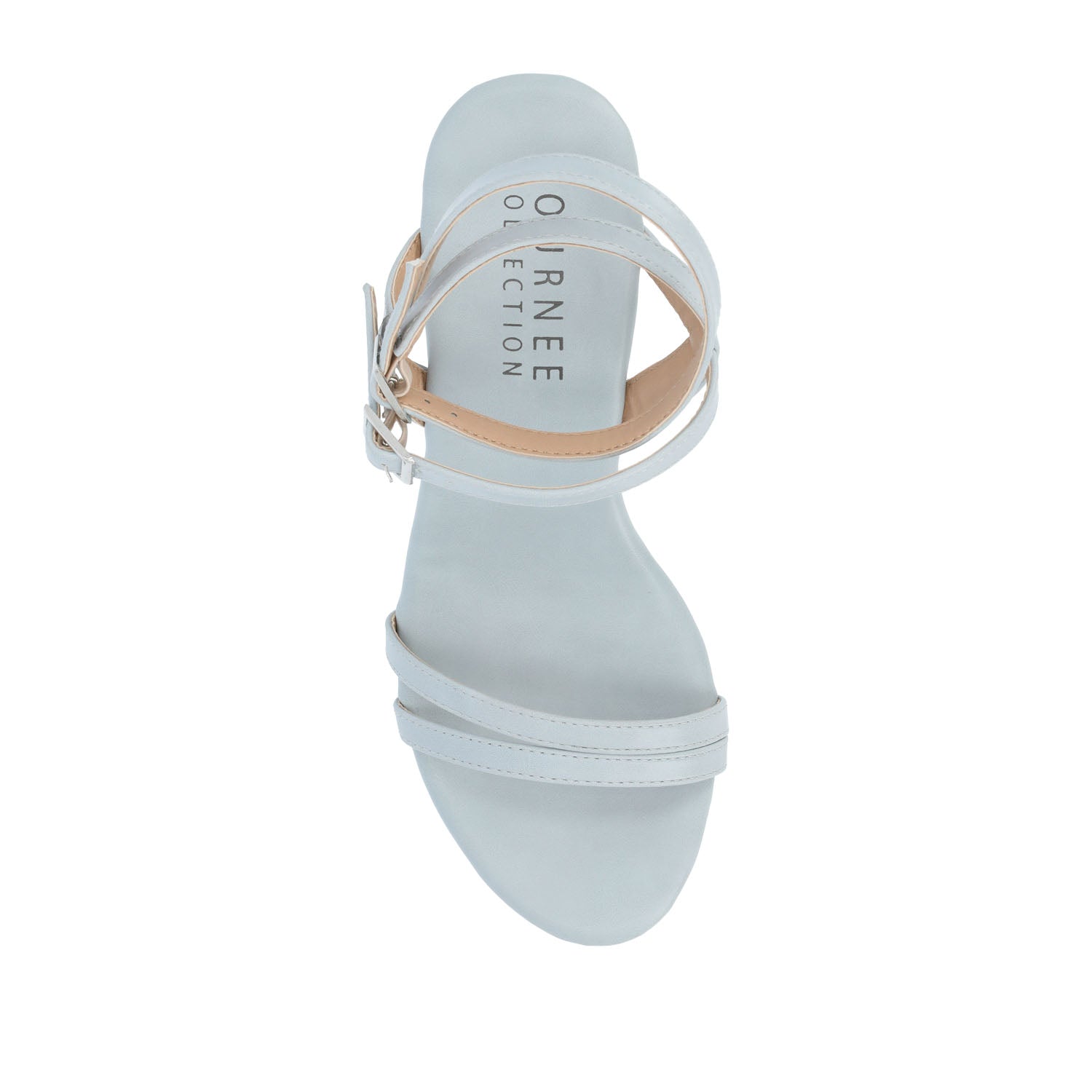 EMERYNN HEELED SANDALS IN VEGAN LEATHER - Blue