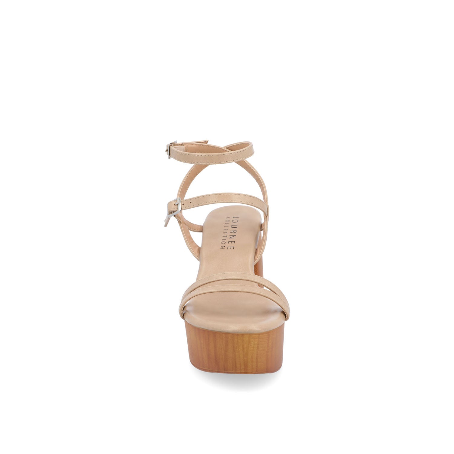 EMERYNN HEELED SANDALS IN VEGAN LEATHER - Tan