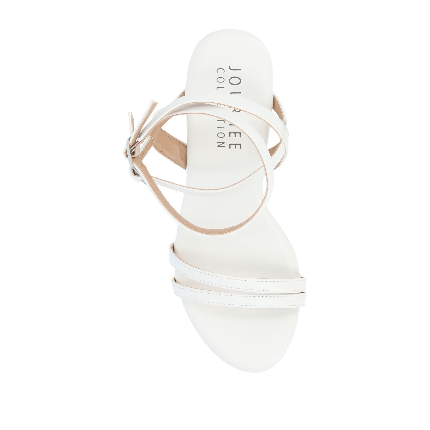 EMERYNN HEELED SANDALS IN VEGAN LEATHER - White