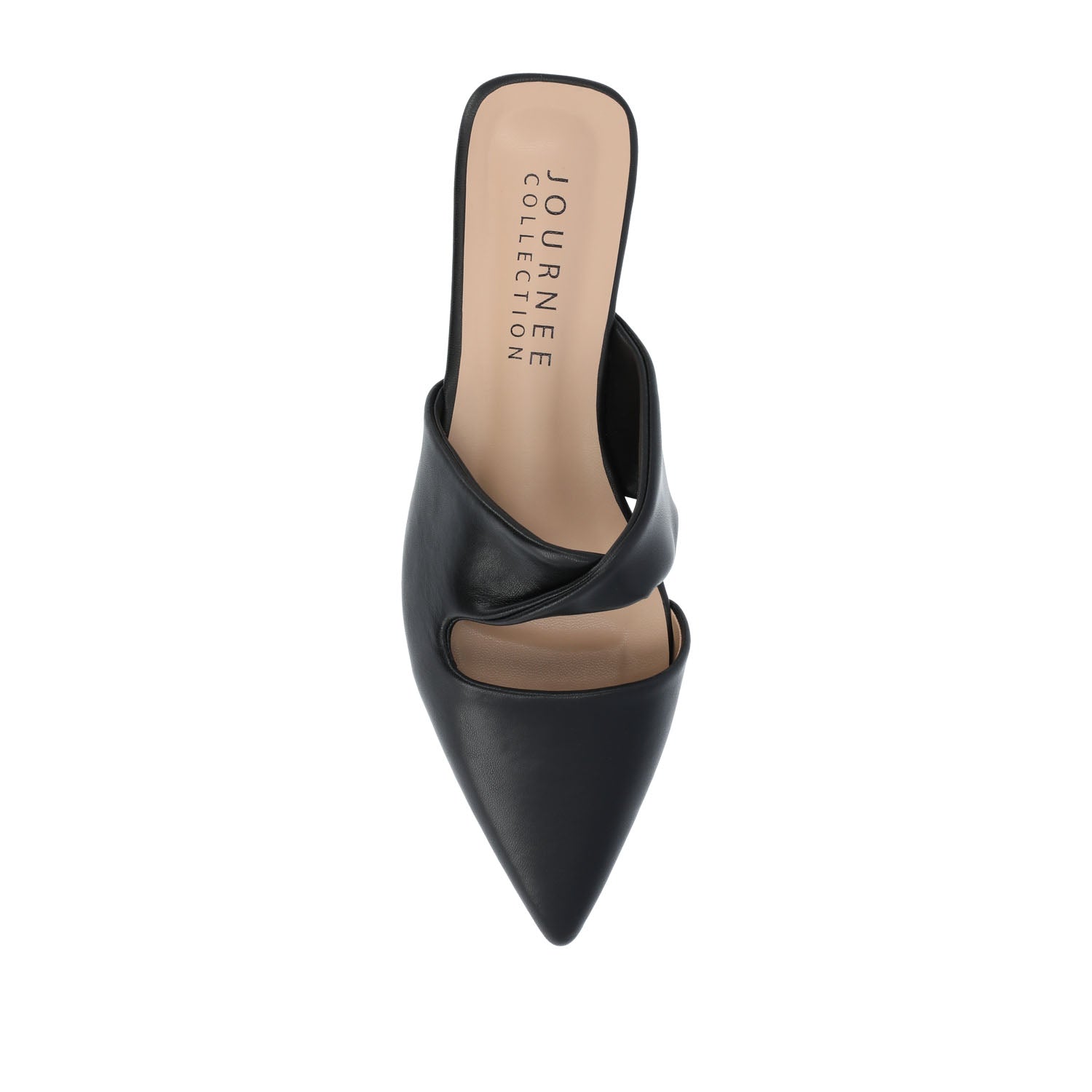 ENNISS MULE FLATS IN VEGAN LEATHER