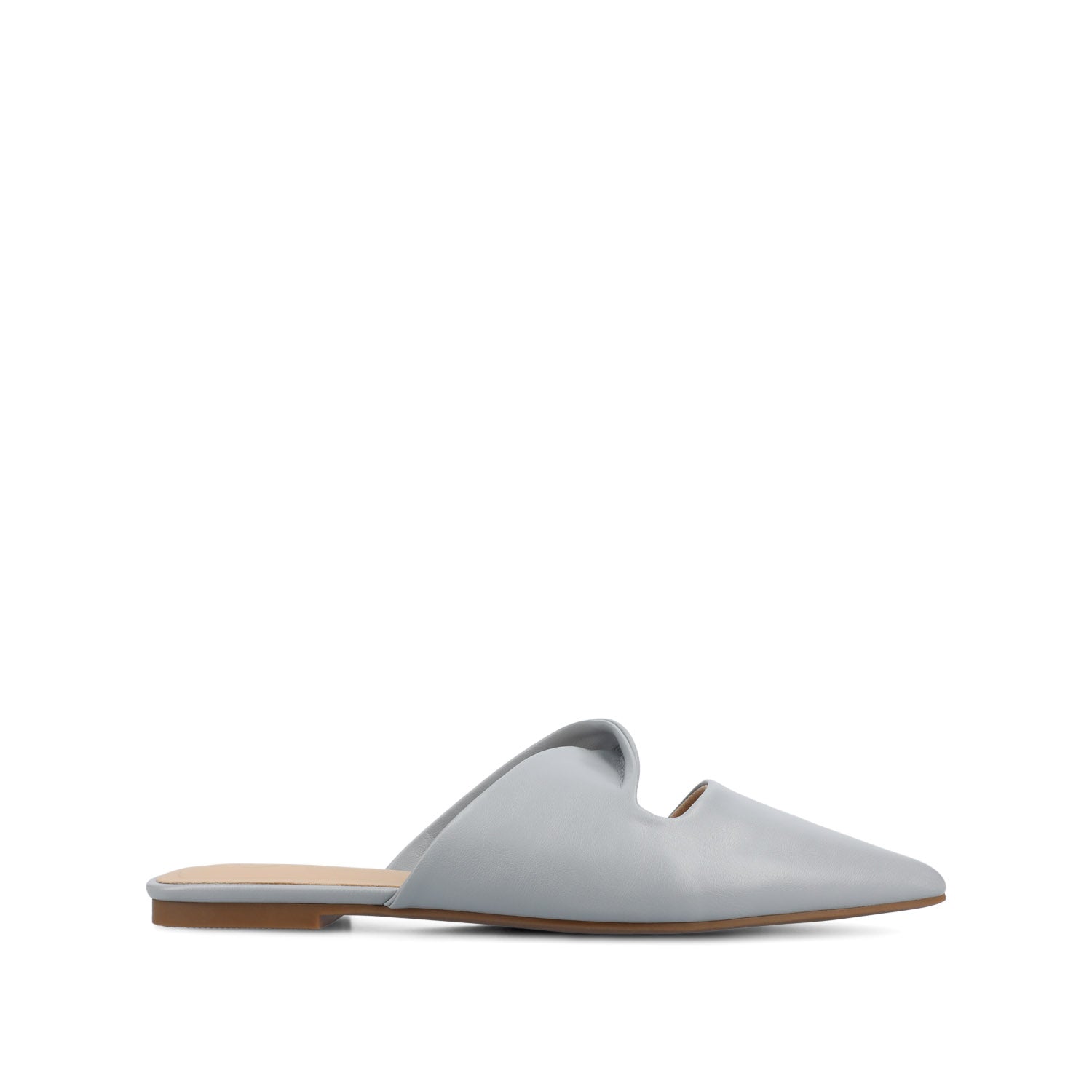 ENNISS MULE FLATS IN VEGAN LEATHER - Blue