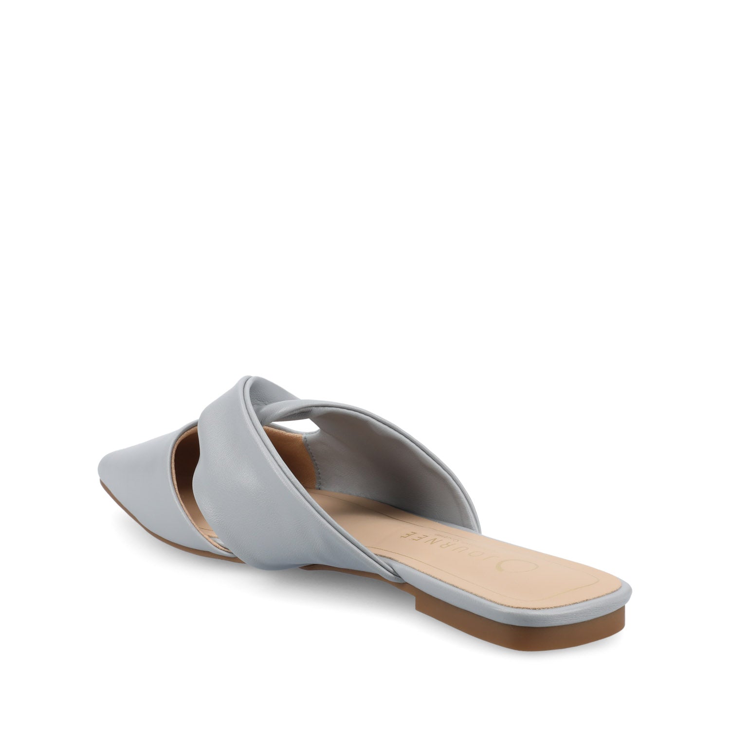ENNISS MULE FLATS IN VEGAN LEATHER - Blue