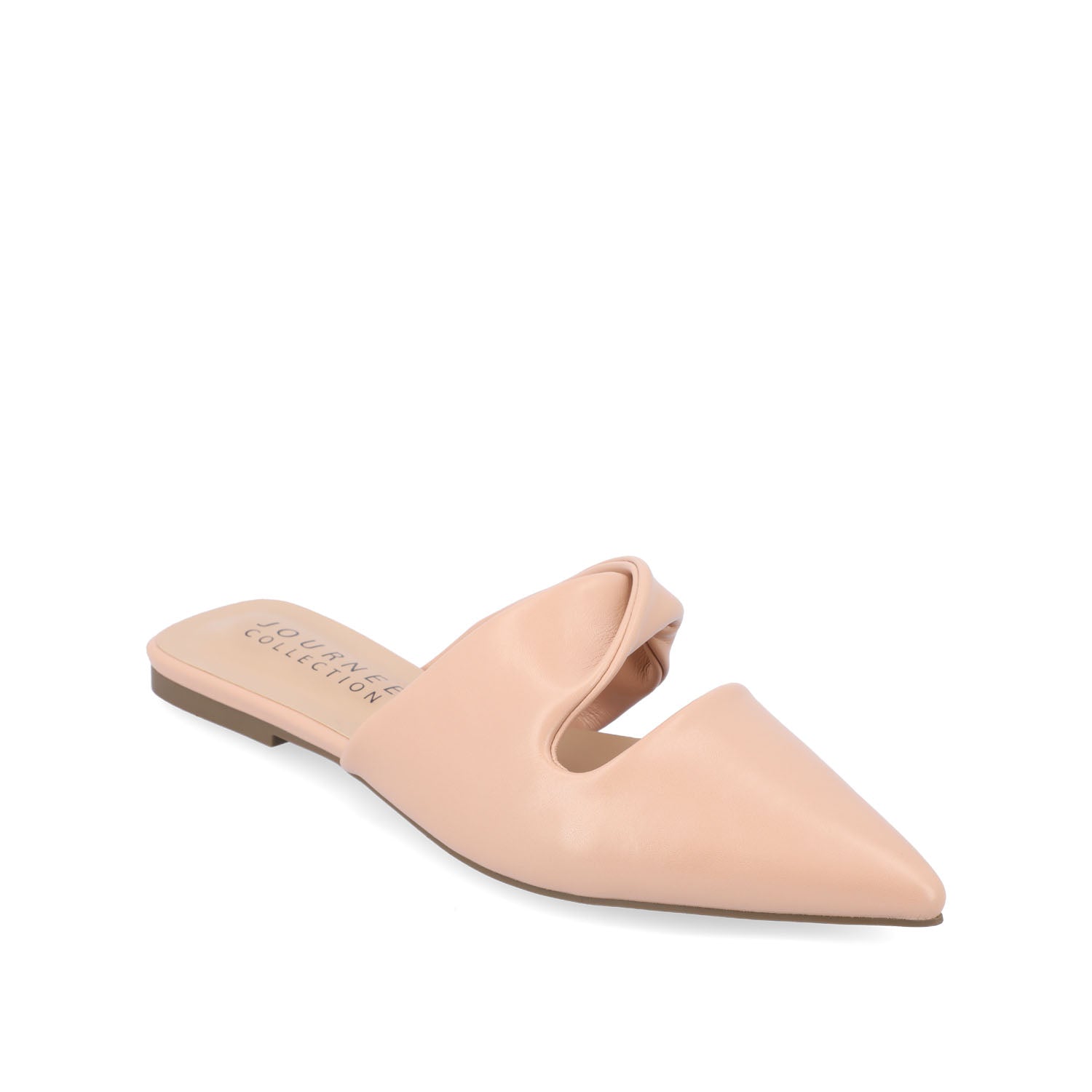 ENNISS MULE FLATS IN VEGAN LEATHER