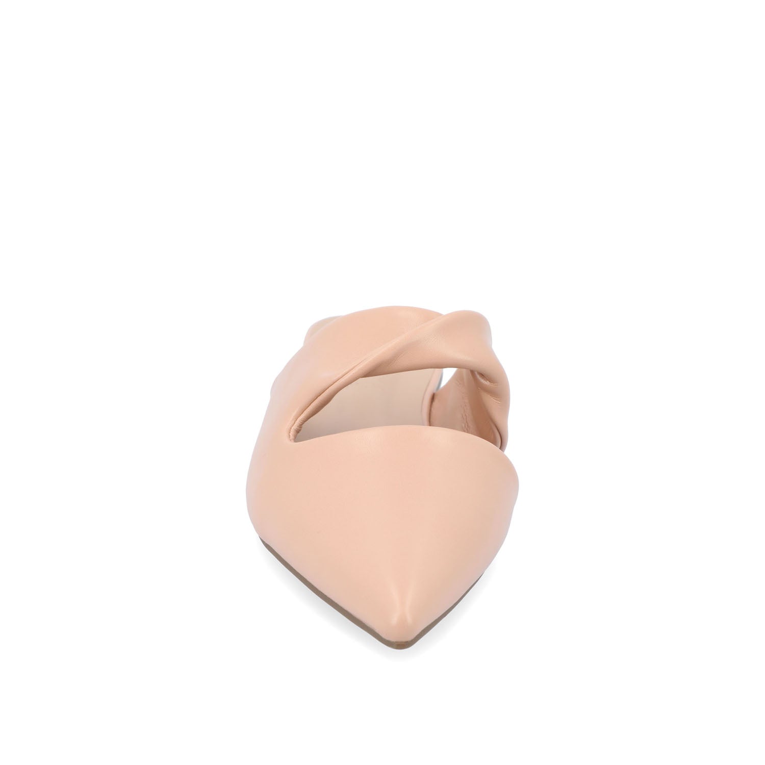 ENNISS MULE FLATS IN VEGAN LEATHER - Blush