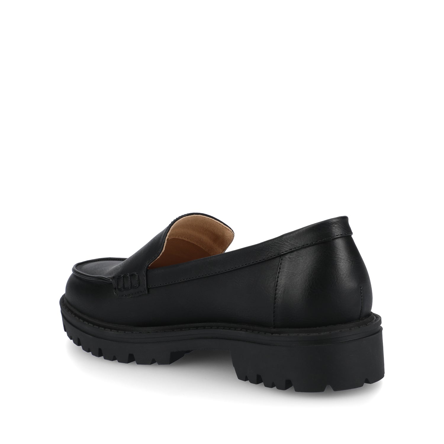 ERIKA SLIP ON LOAFER - Black PU