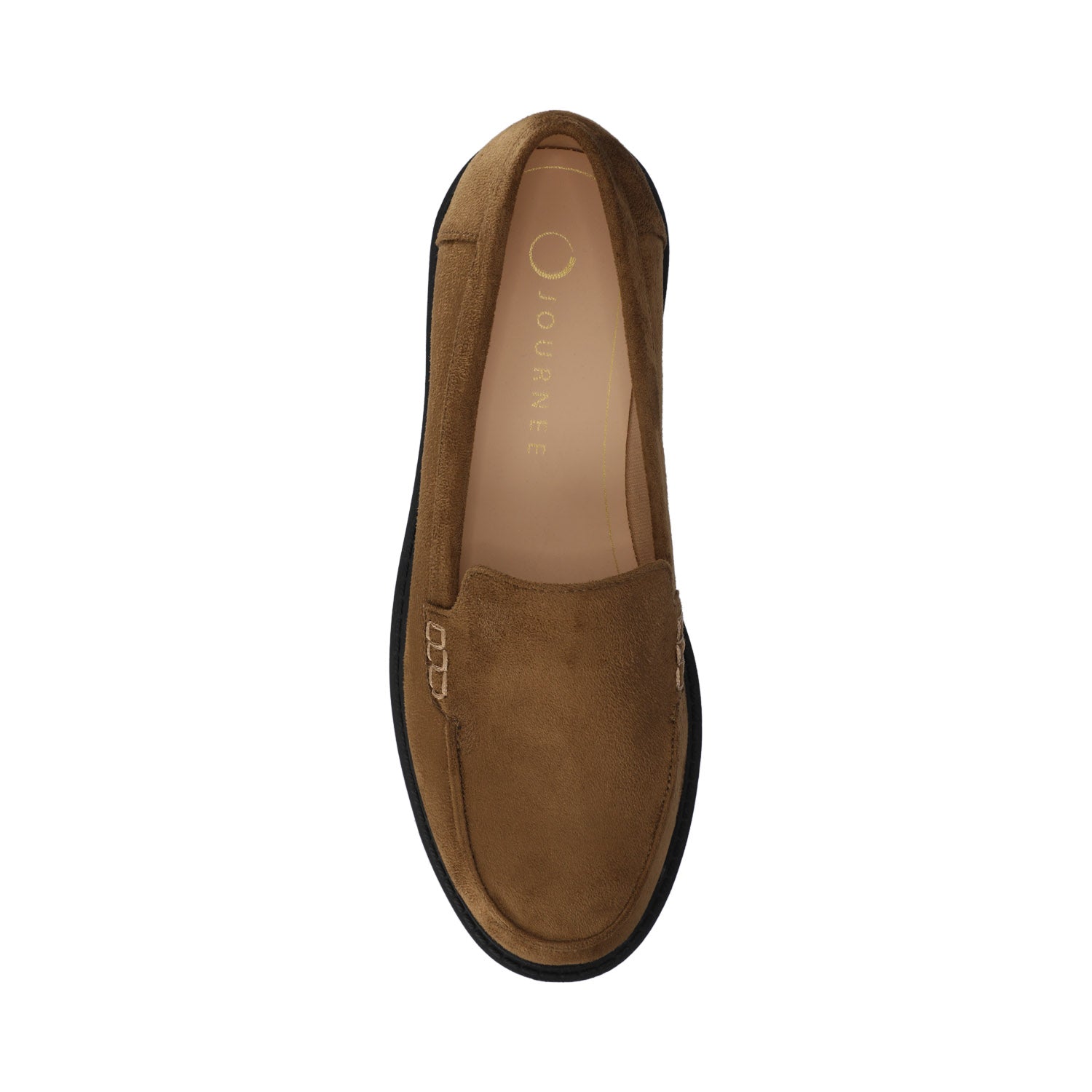 ERIKA SLIP ON LOAFER - Chocolate Faux Suede