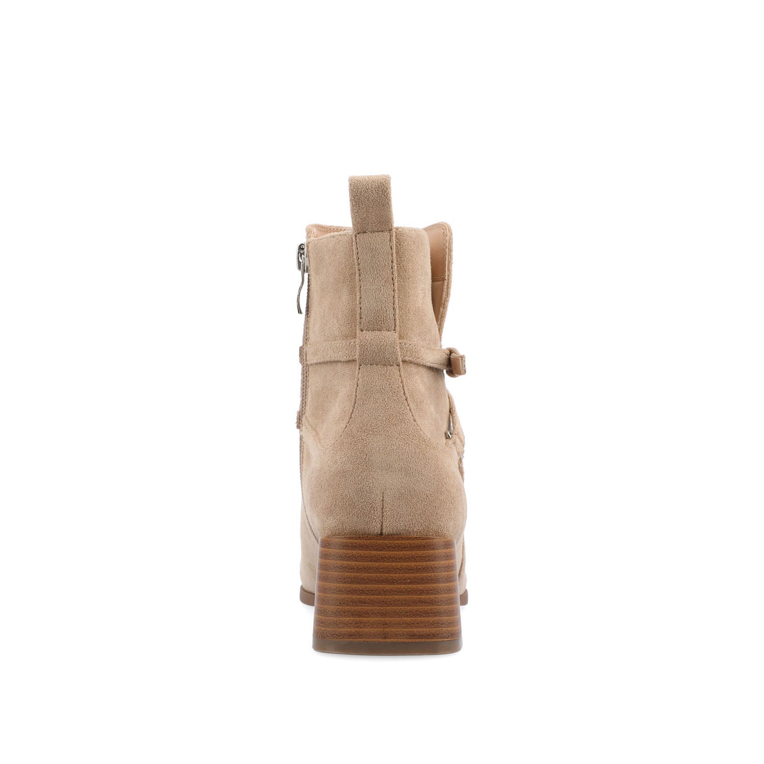 ESTELLE BLOCK HEELED BOOTIES IN VEGAN LEATHER