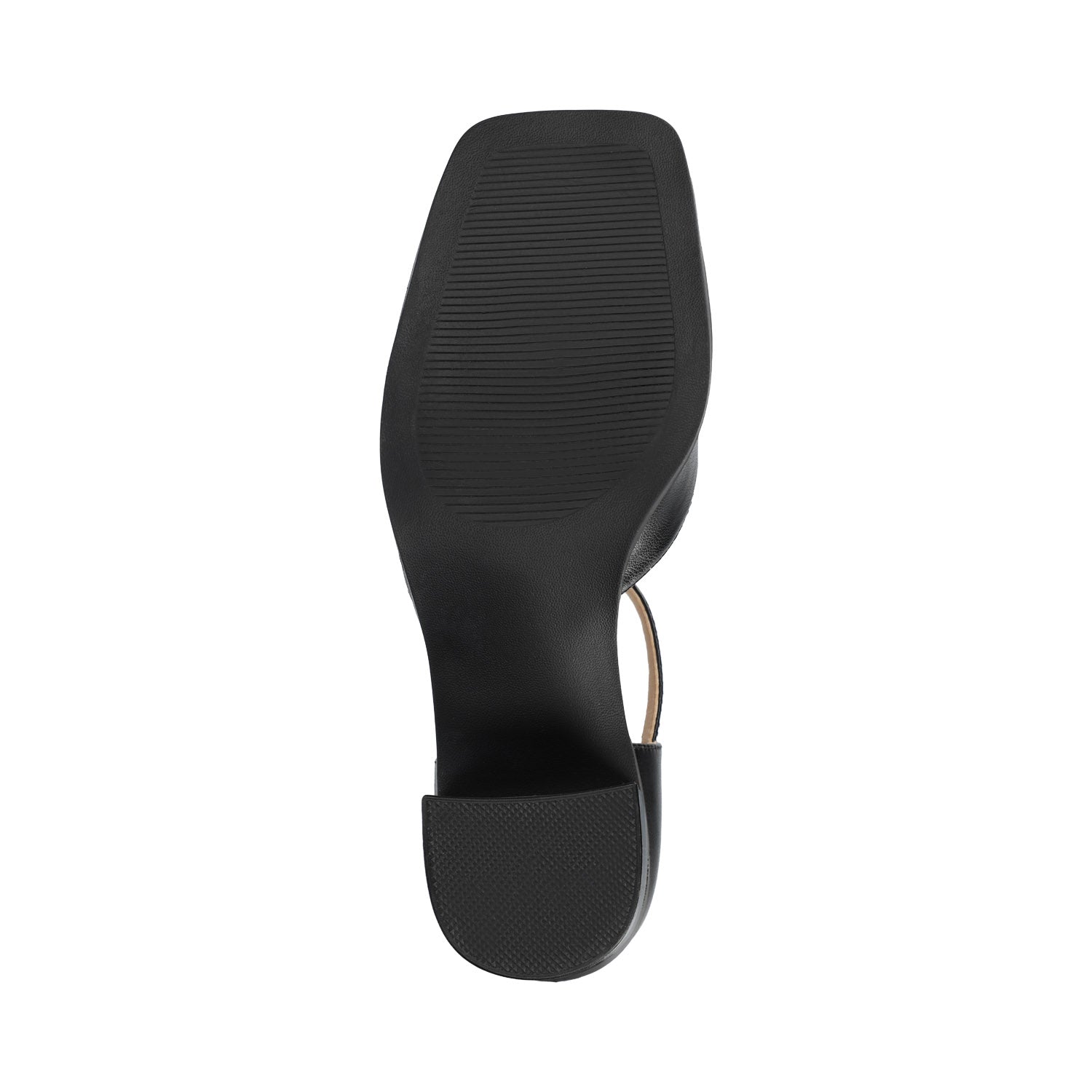 EVANGELINE D'ORSAY HEELS IN VEGAN LEATHER - Black PU