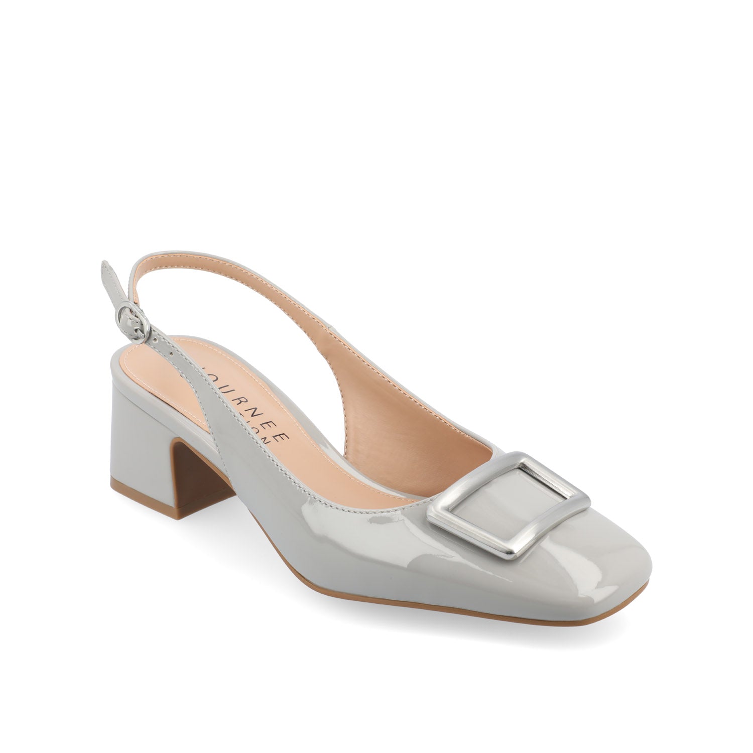 EVERLEE SLINGBACK PUMP HEELS IN VEGAN LEATHER