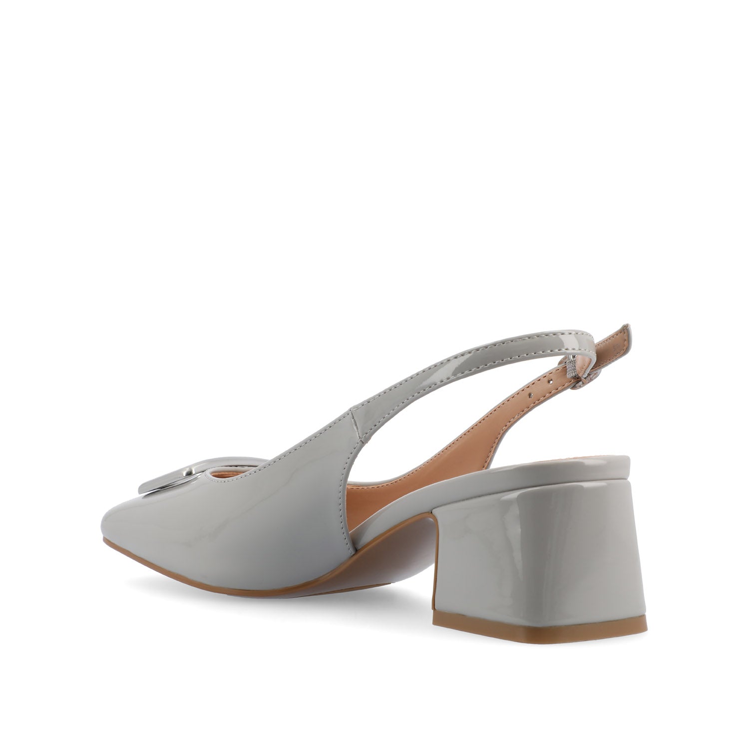 EVERLEE SLINGBACK PUMP HEELS IN VEGAN LEATHER