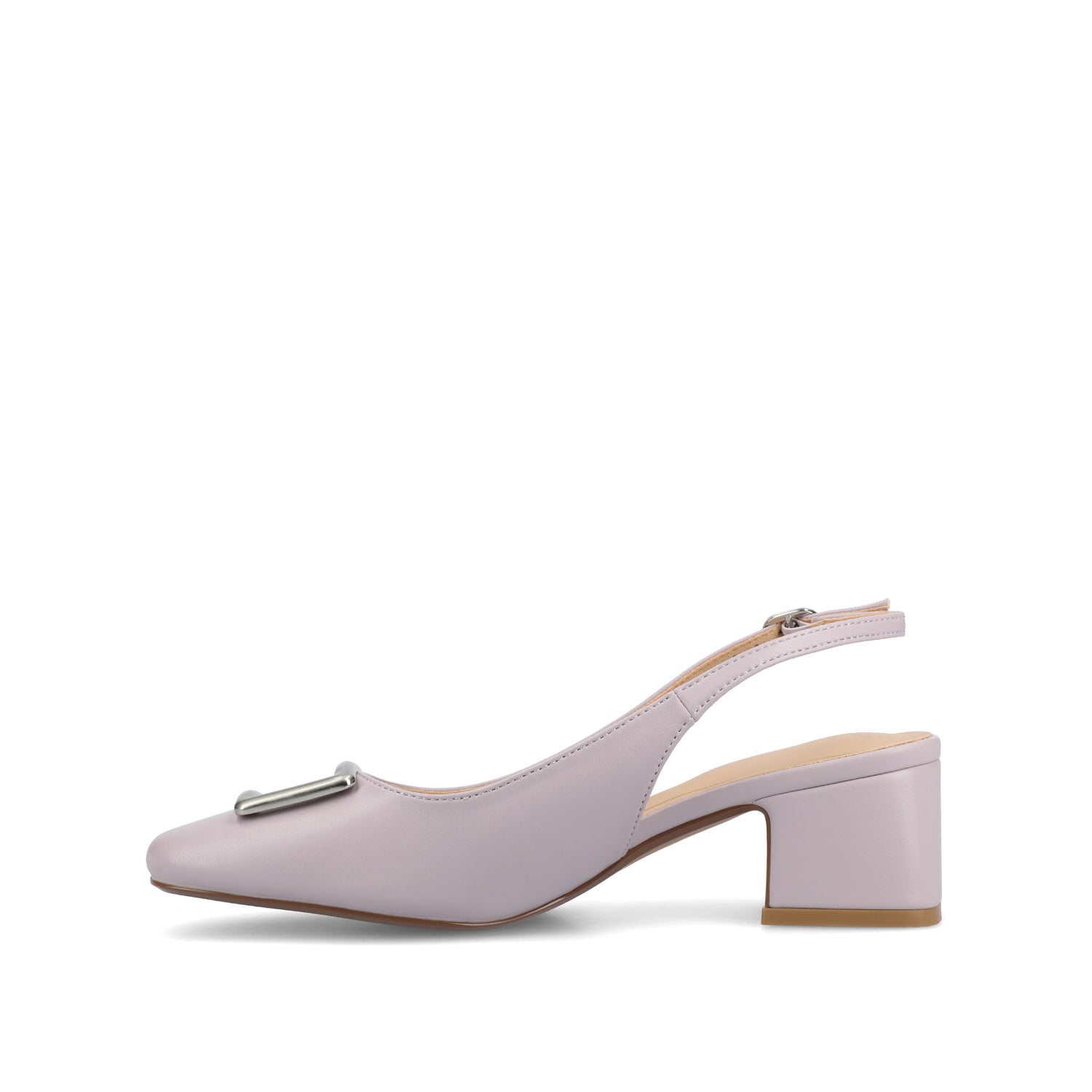 EVERLEE SLINGBACK PUMP HEELS IN VEGAN LEATHER