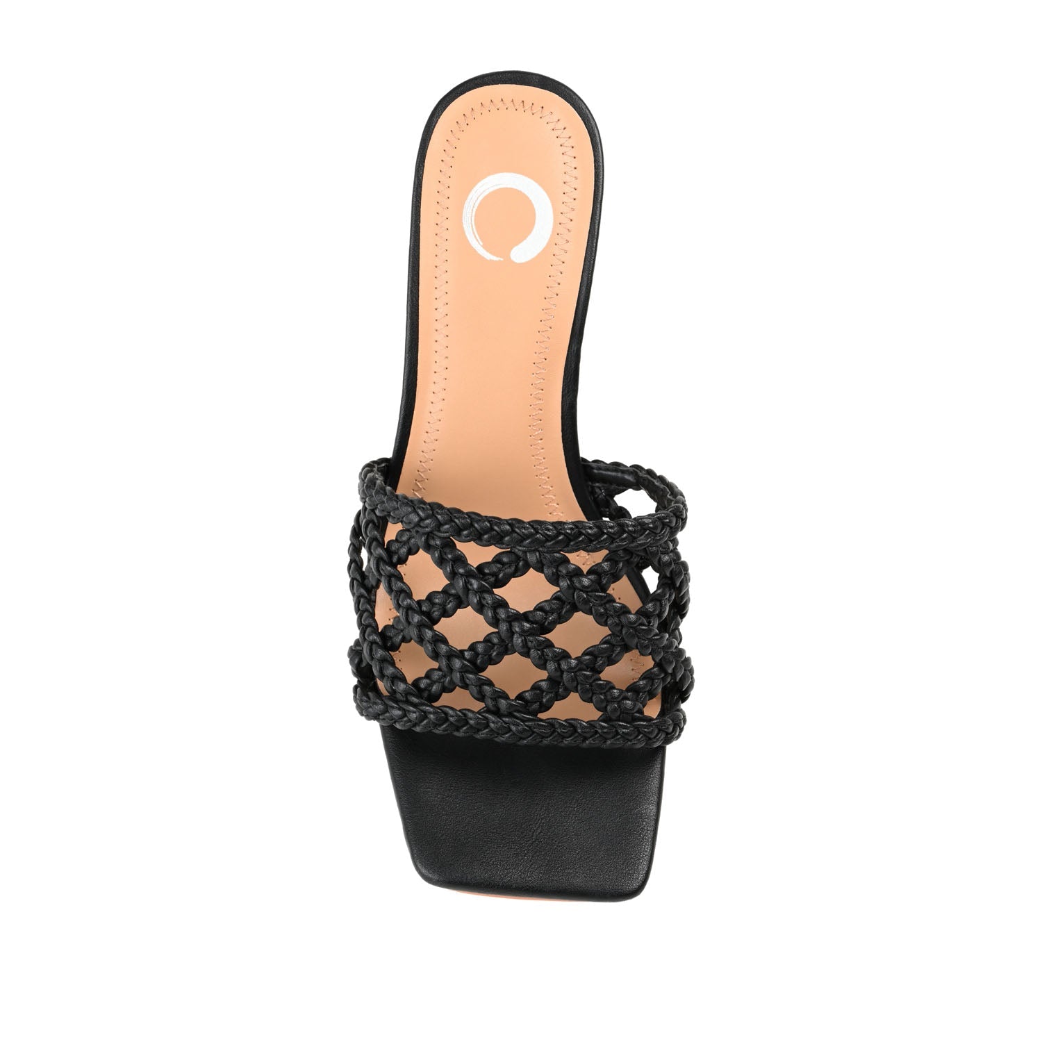 EVVIE HEELED SANDALS IN VEGAN LEATHER - Black