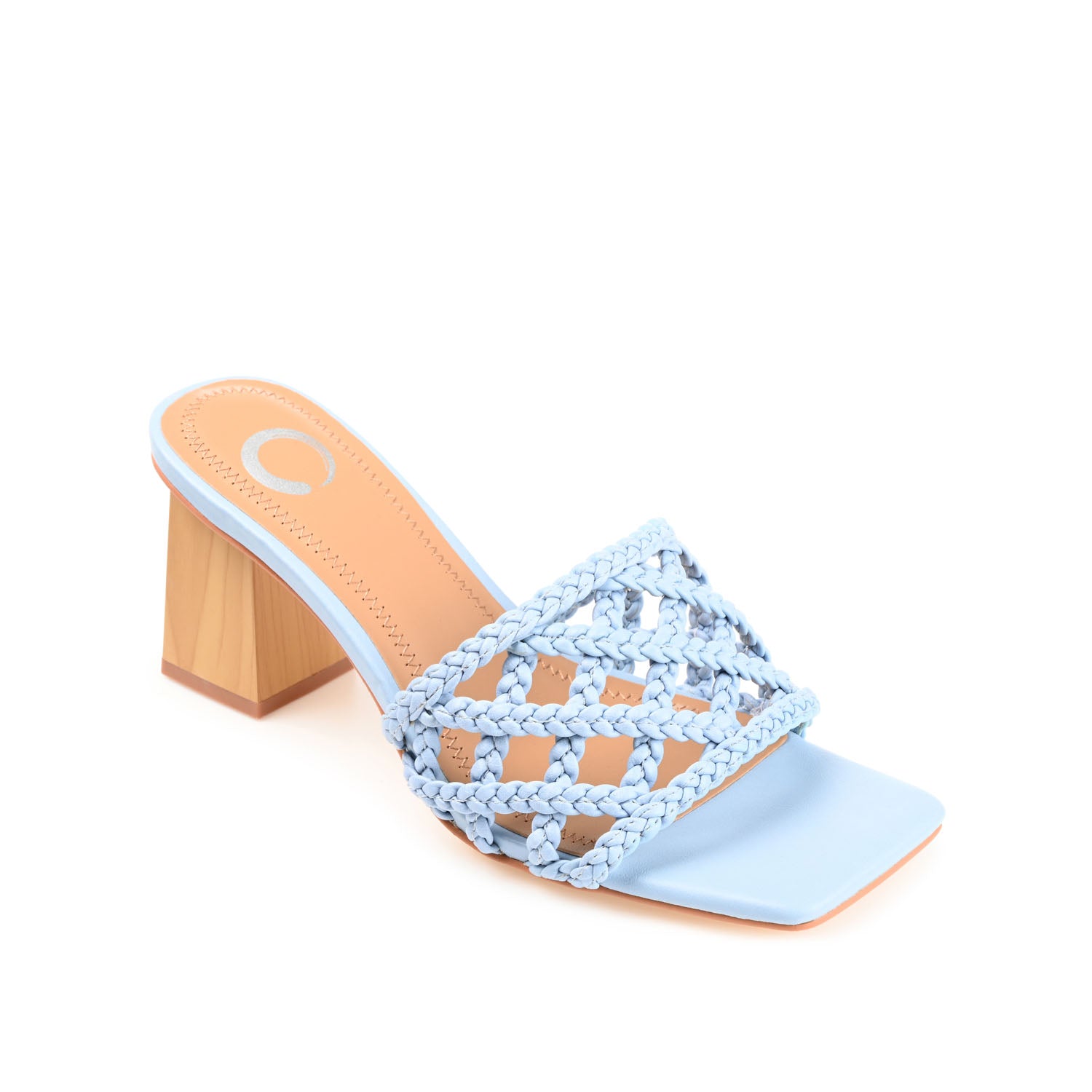 EVVIE HEELED SANDALS IN VEGAN LEATHER