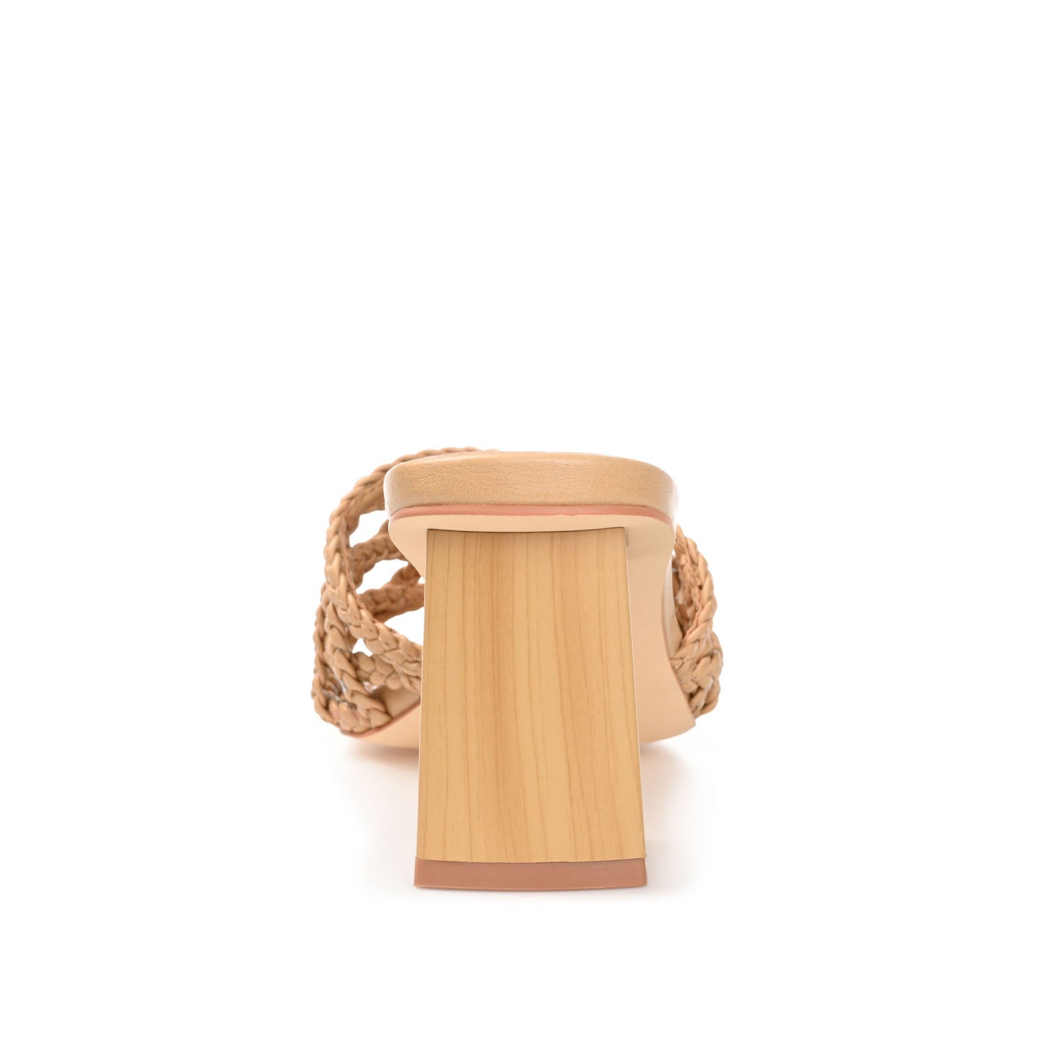 EVVIE HEELED SANDALS IN VEGAN LEATHER - Tan