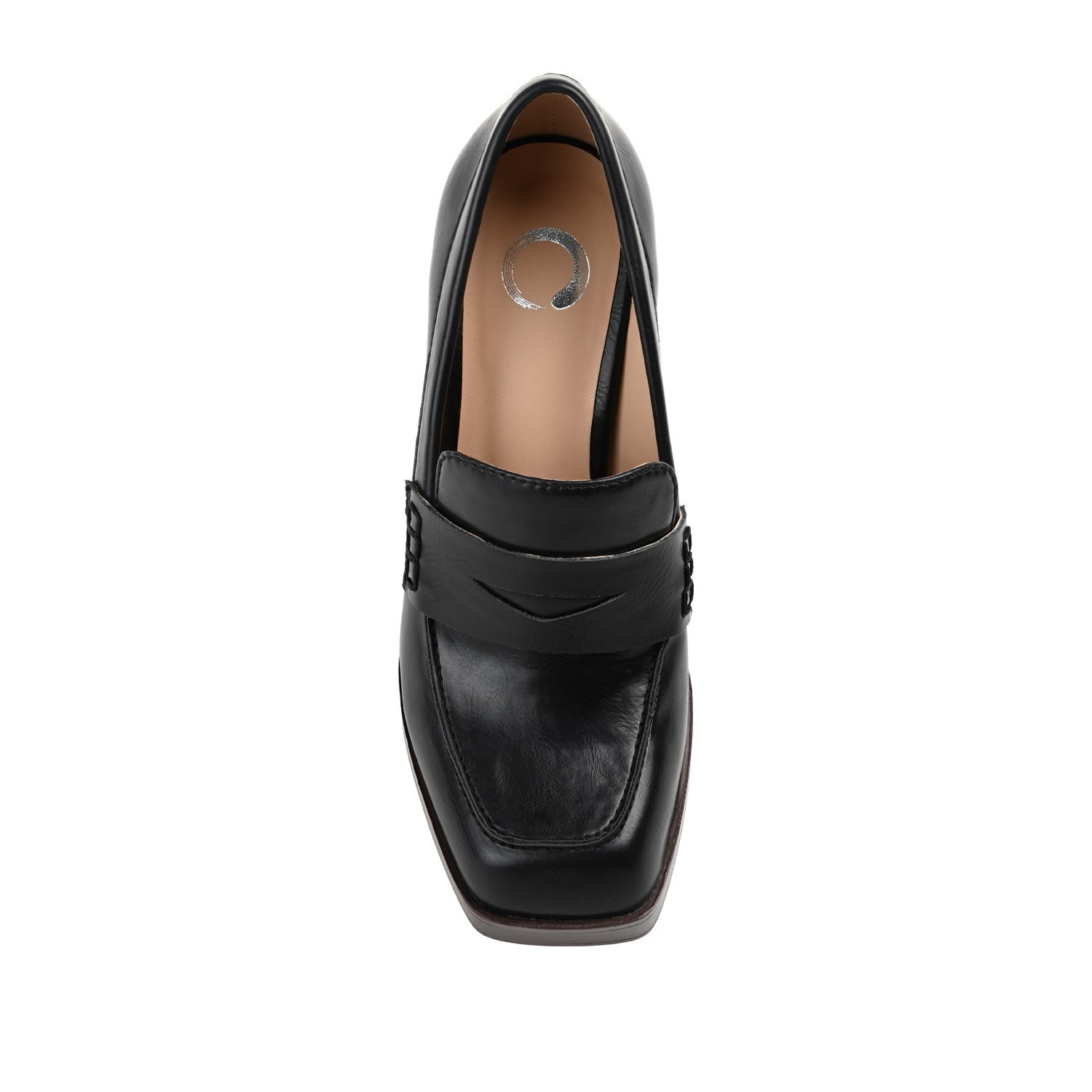 EZZEY BLOCK HEEL LOAFERS IN WIDE - Black