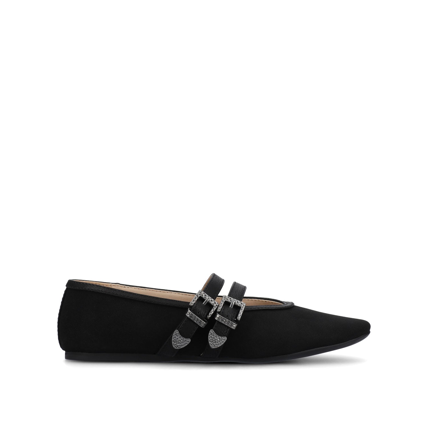 FLORENE MARY JANE WESTERN FLATS - Black Chocolate