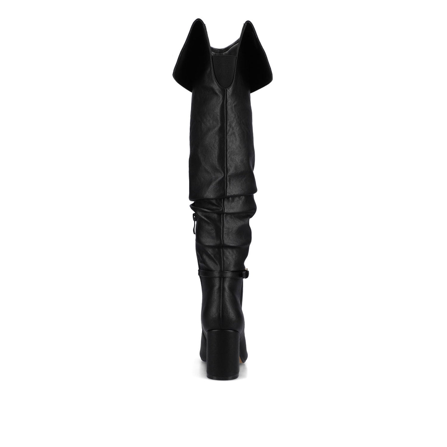 FLORETTA OVER THE KNEE BOOTS-Black