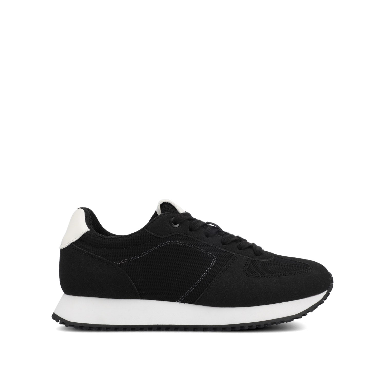 FLOW CASUAL LACE UP SNEAKERS - Black